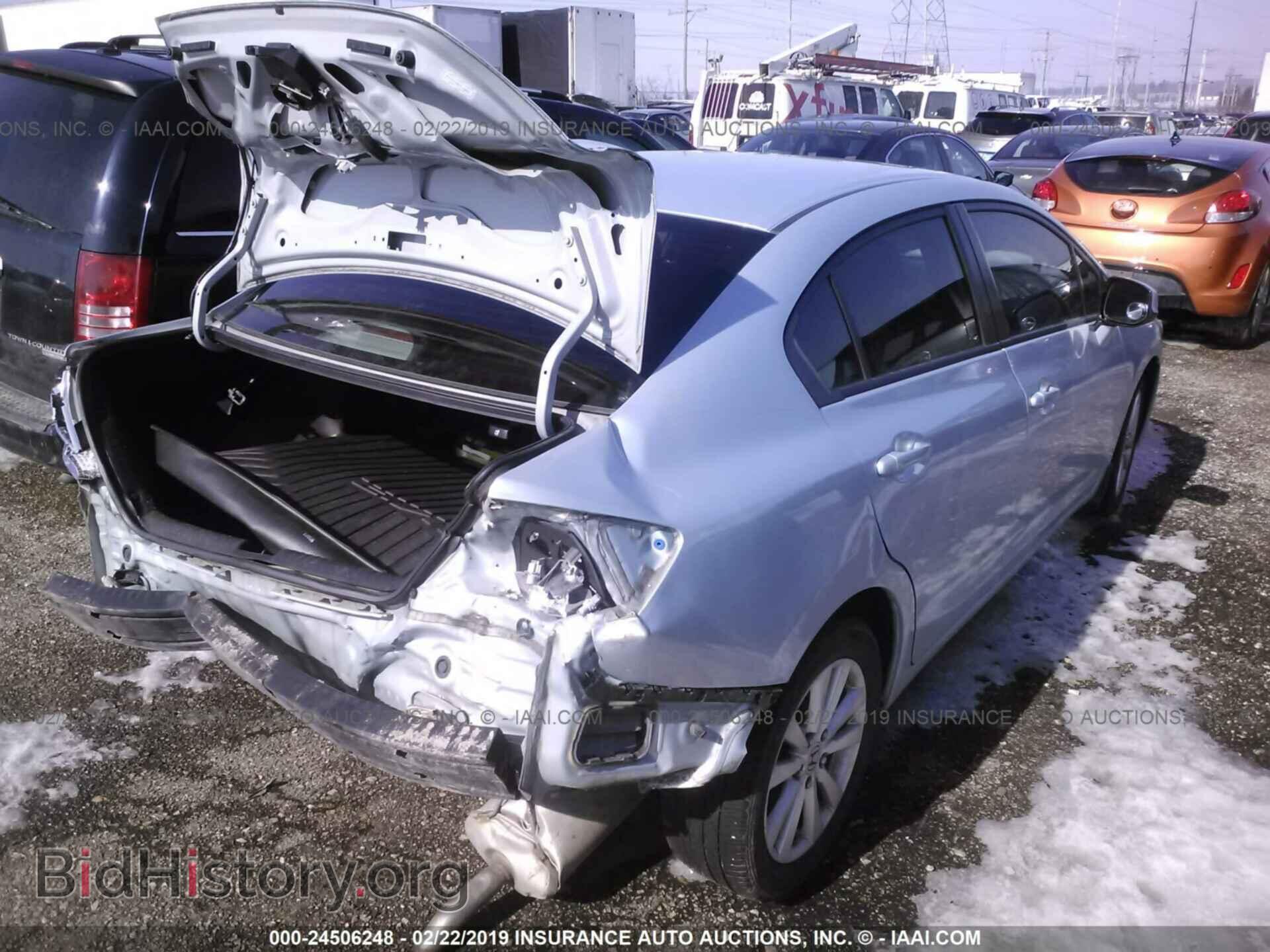 2012 HONDA CIVIC - VIN: 2HGFB2F80CH543041 - Фото 4
