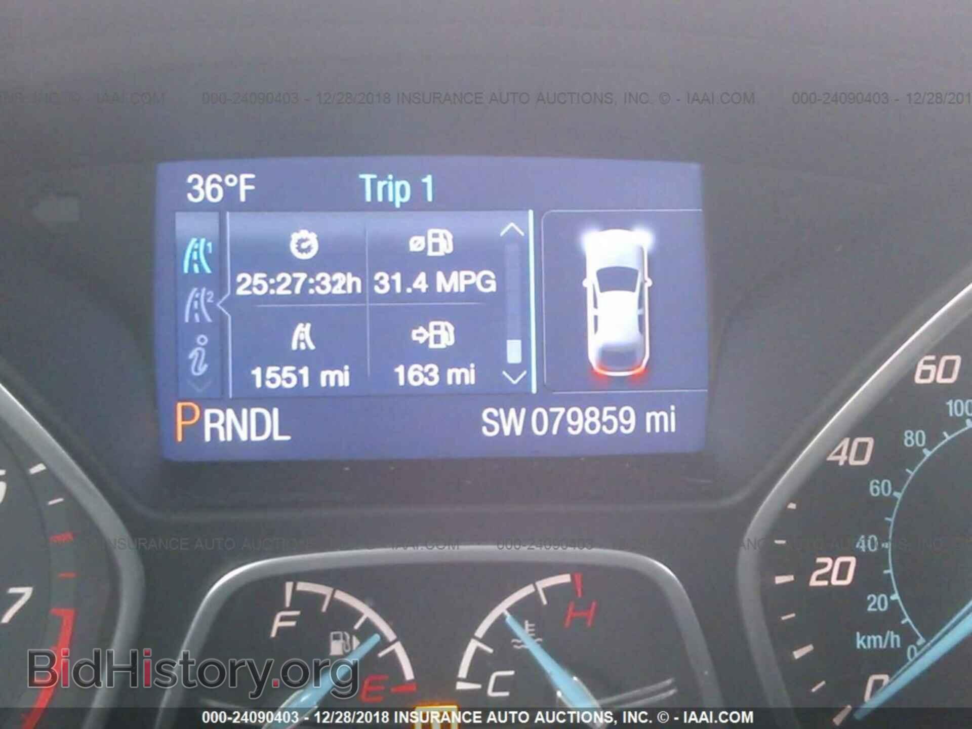 2014 FORD FOCUS - VIN: 1FADP3K28EL323687 - Фото 7