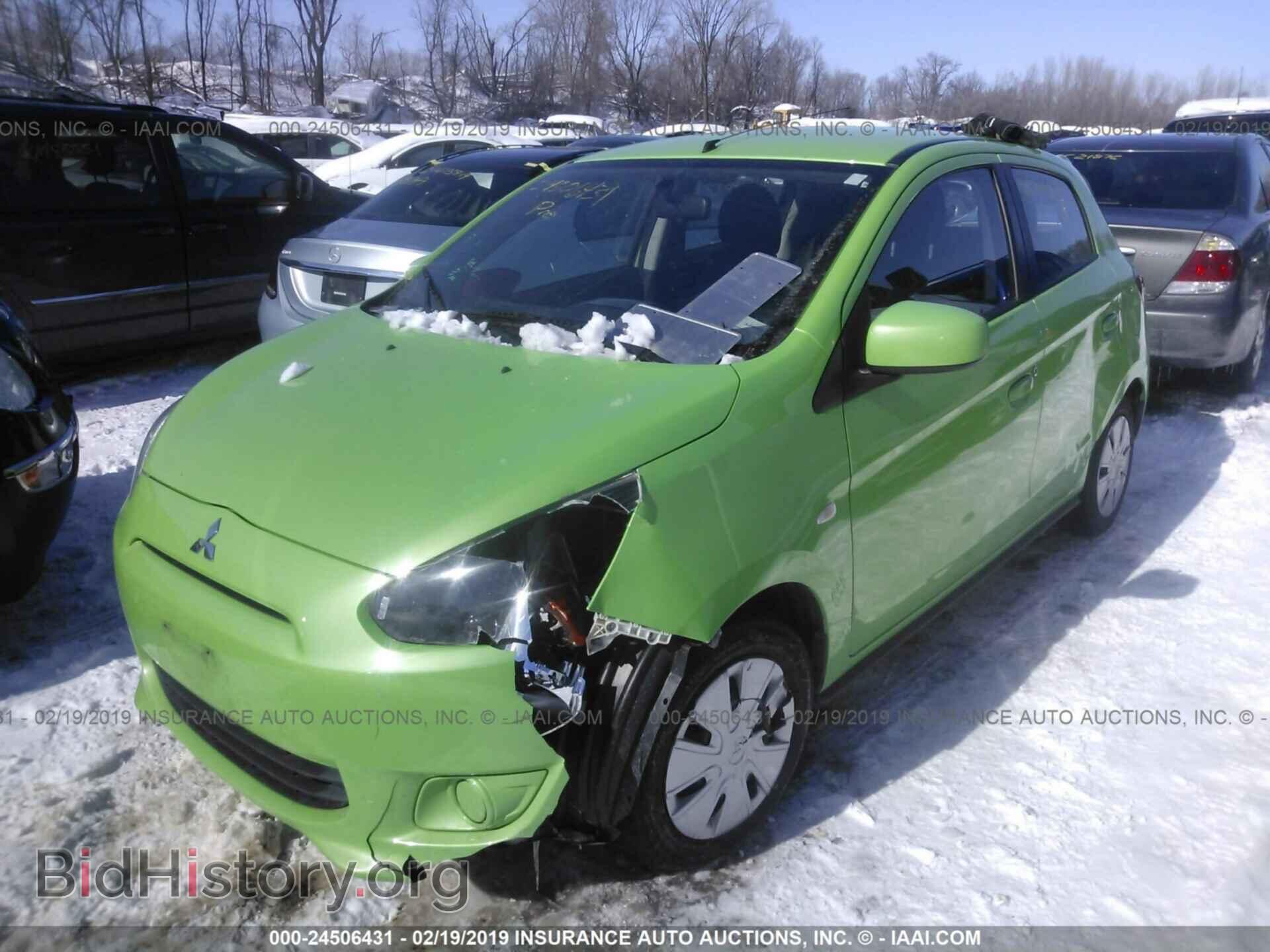 2014 MITSUBISHI MIRAGE - VIN: ML32A3HJ0EH023438 - Фото 2