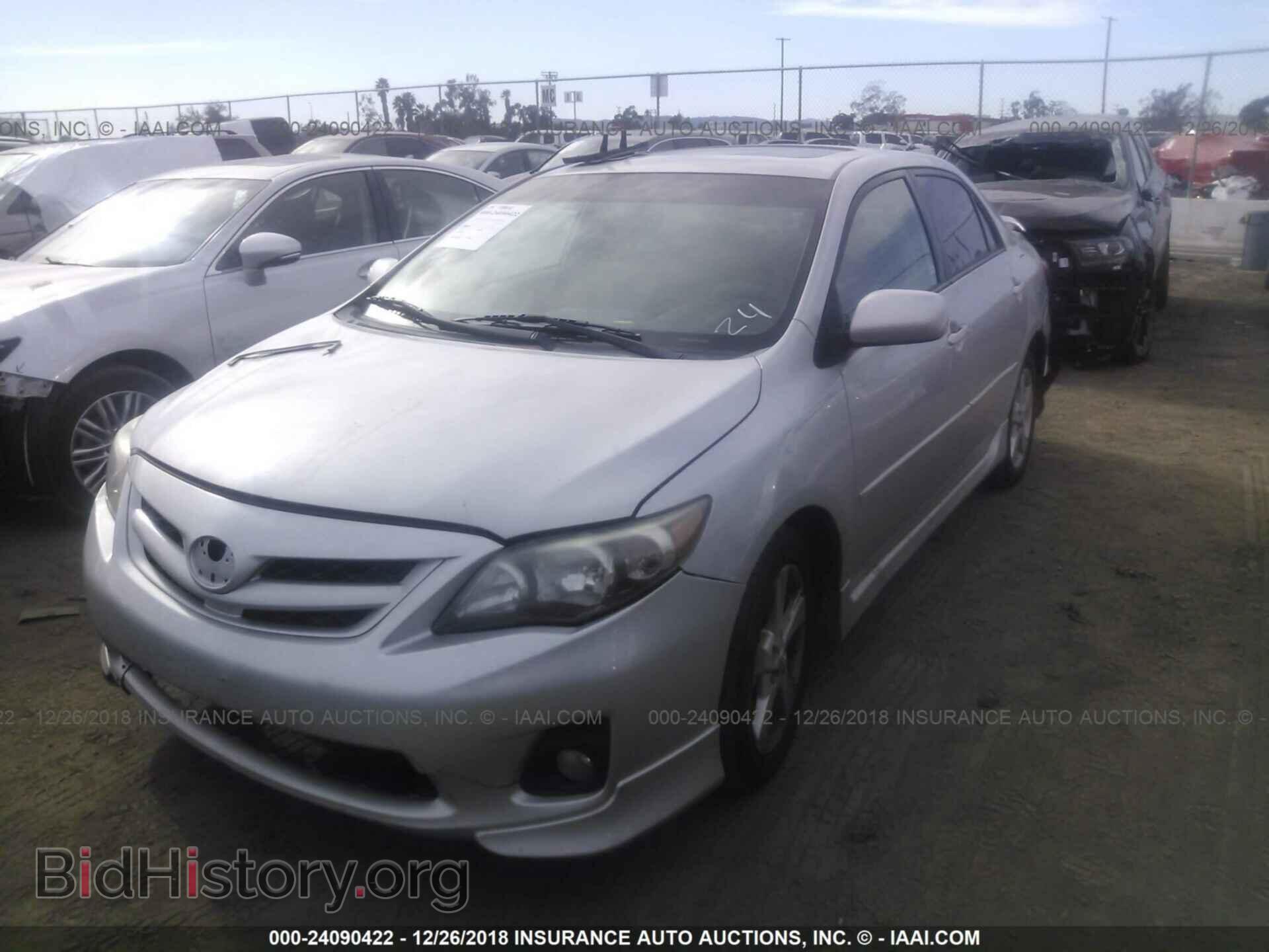 2011 TOYOTA COROLLA - VIN: 2T1BU4EE8BC730238 - Фото 2