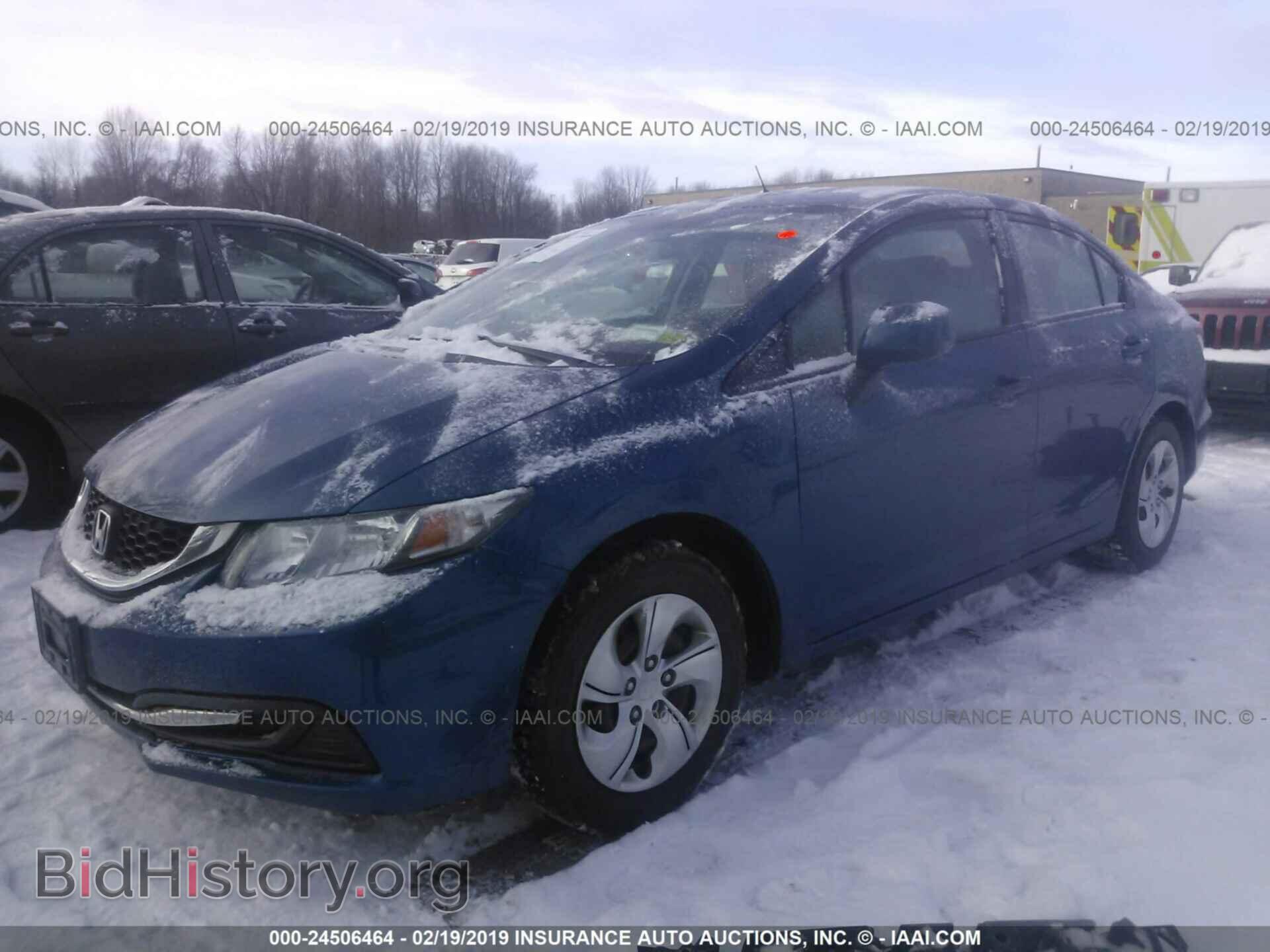 2013 HONDA CIVIC - VIN: 2HGFB2F52DH603375 - Фото 2