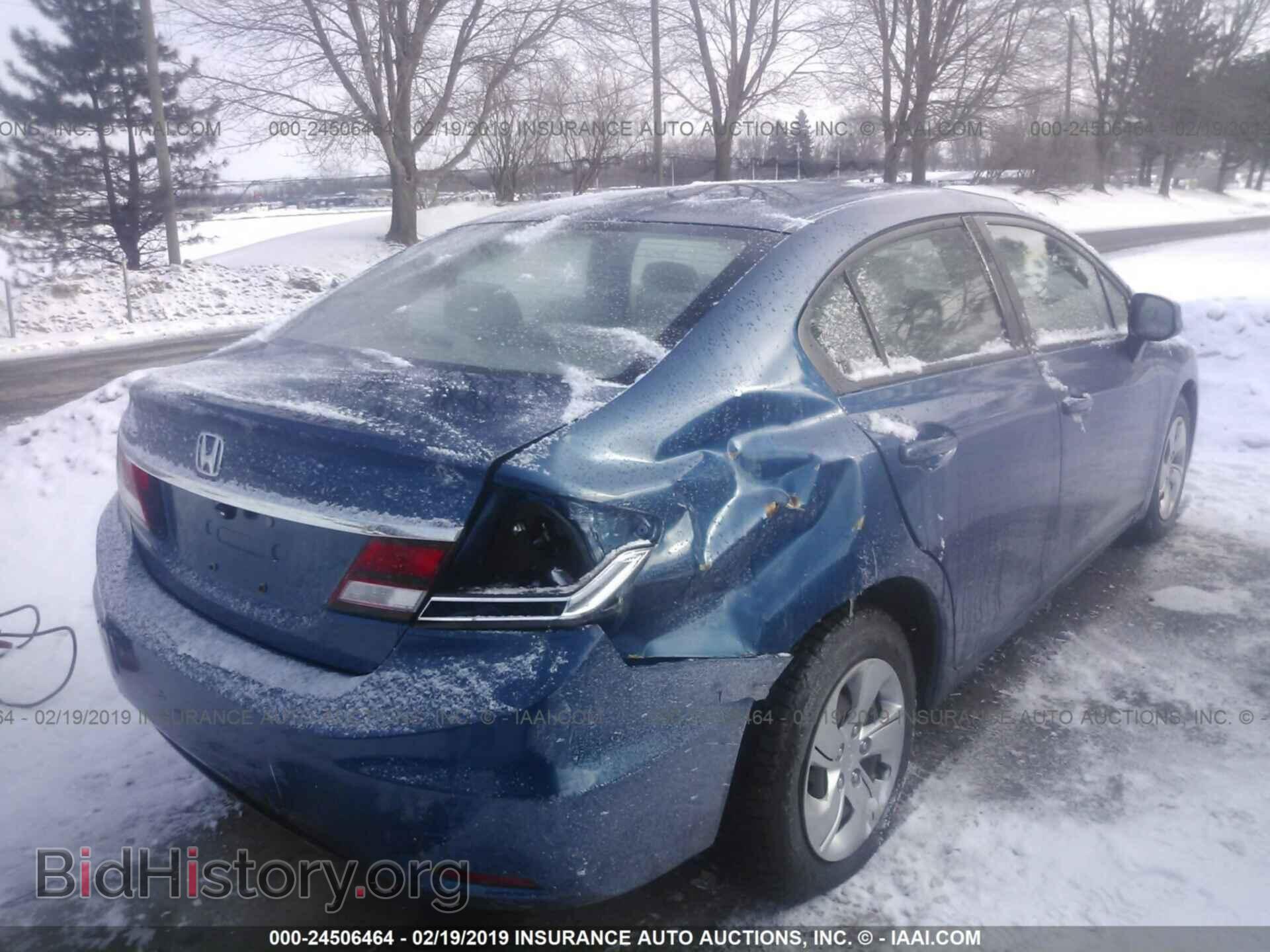 2013 HONDA CIVIC - VIN: 2HGFB2F52DH603375 - Фото 4