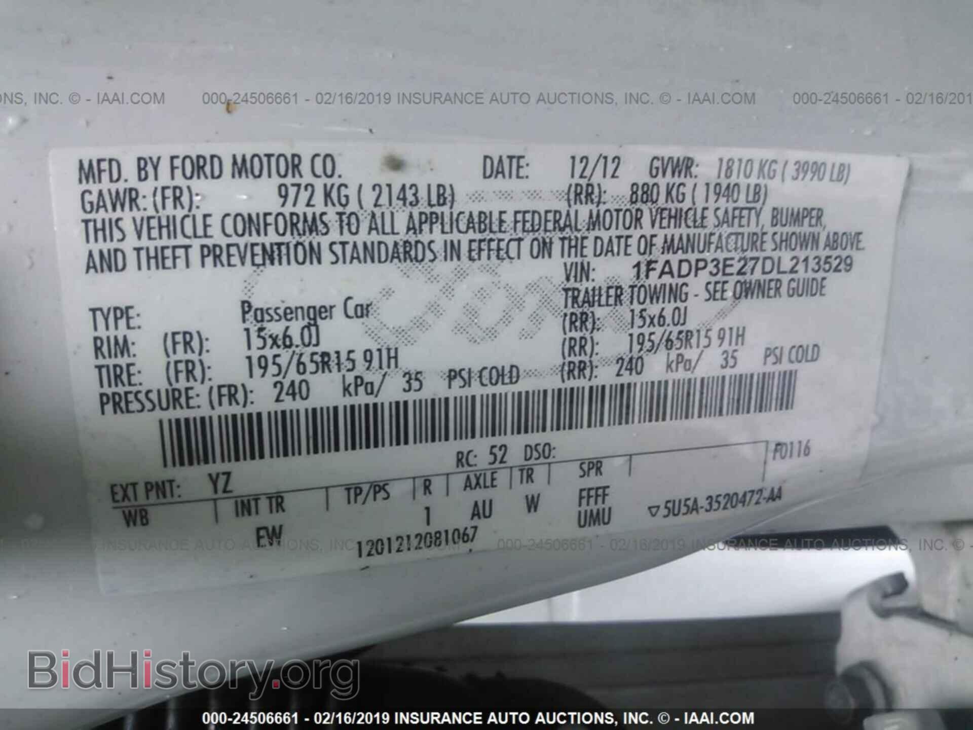 2013 FORD FOCUS - VIN: 1FADP3E27DL213529 - Photo 9