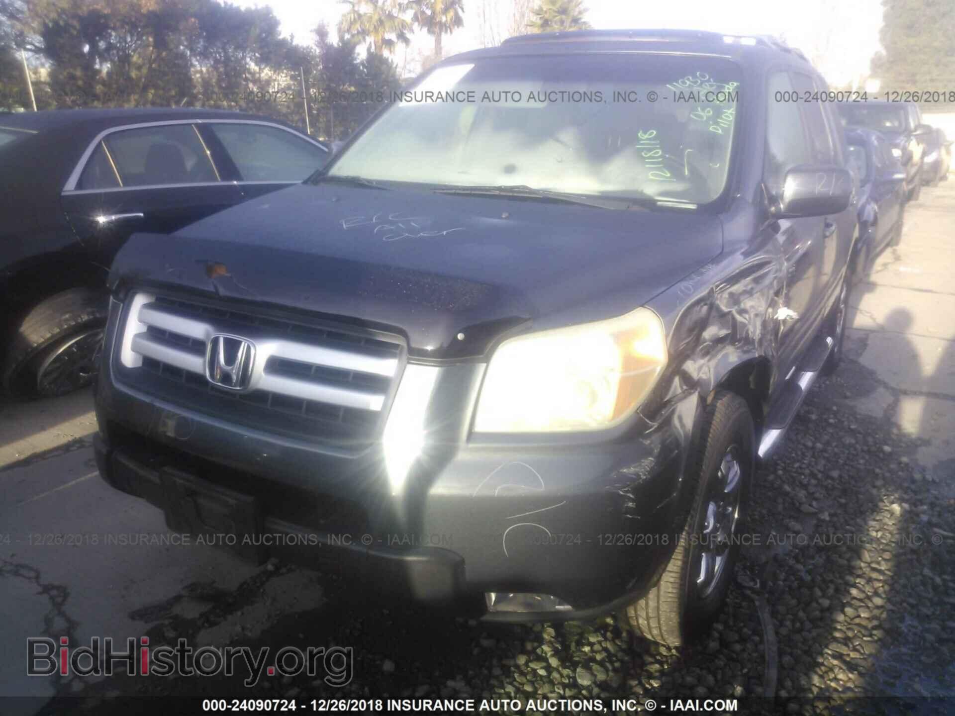 2006 HONDA PILOT - VIN: 2HKYF18766H559752 - Фото 2