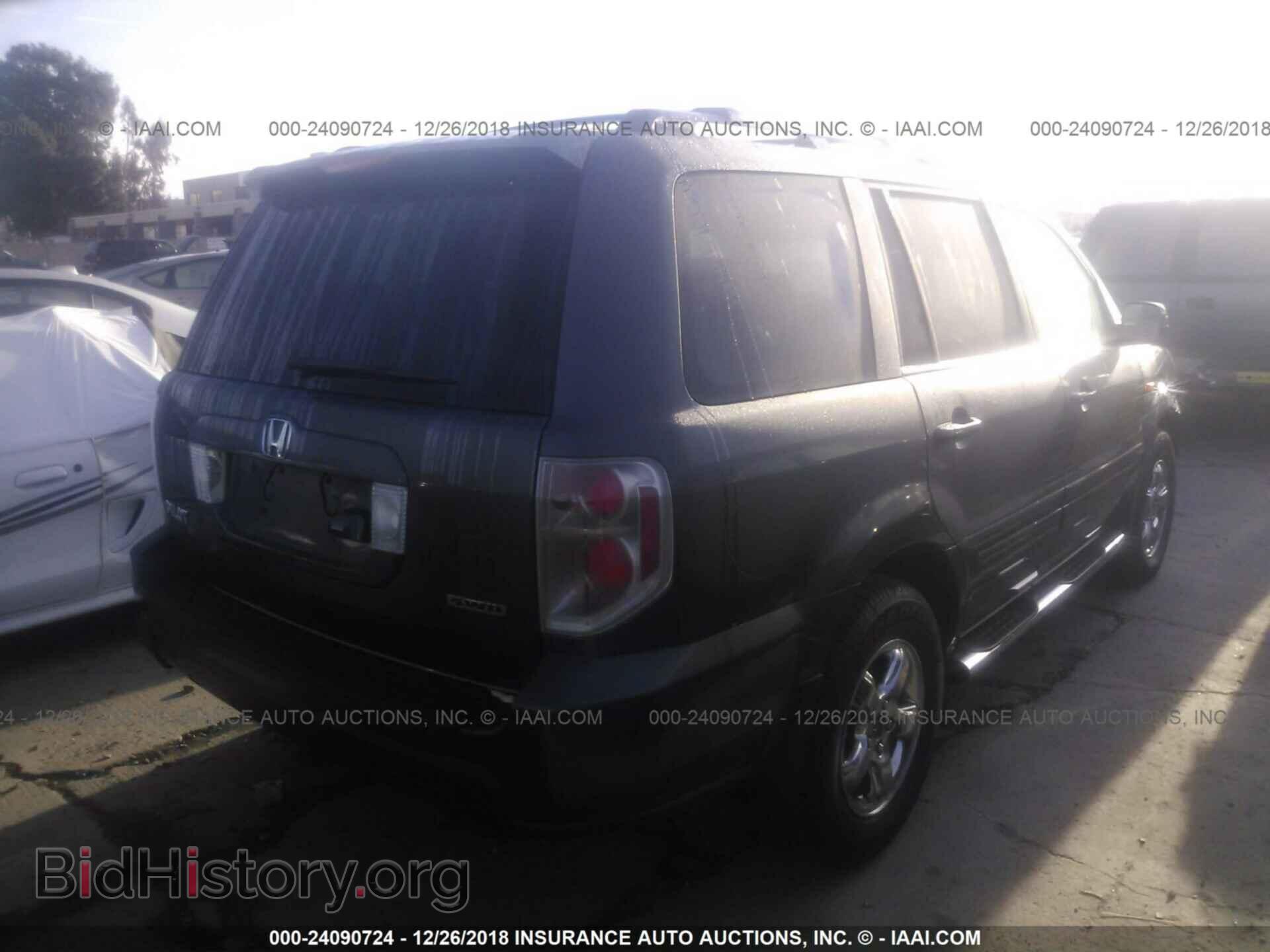 2006 HONDA PILOT - VIN: 2HKYF18766H559752 - Фото 4