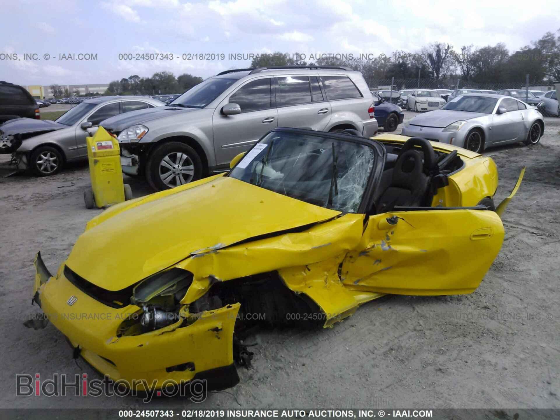 2001 HONDA S2000 - VIN: JHMAP11401T002045 - Фото 2