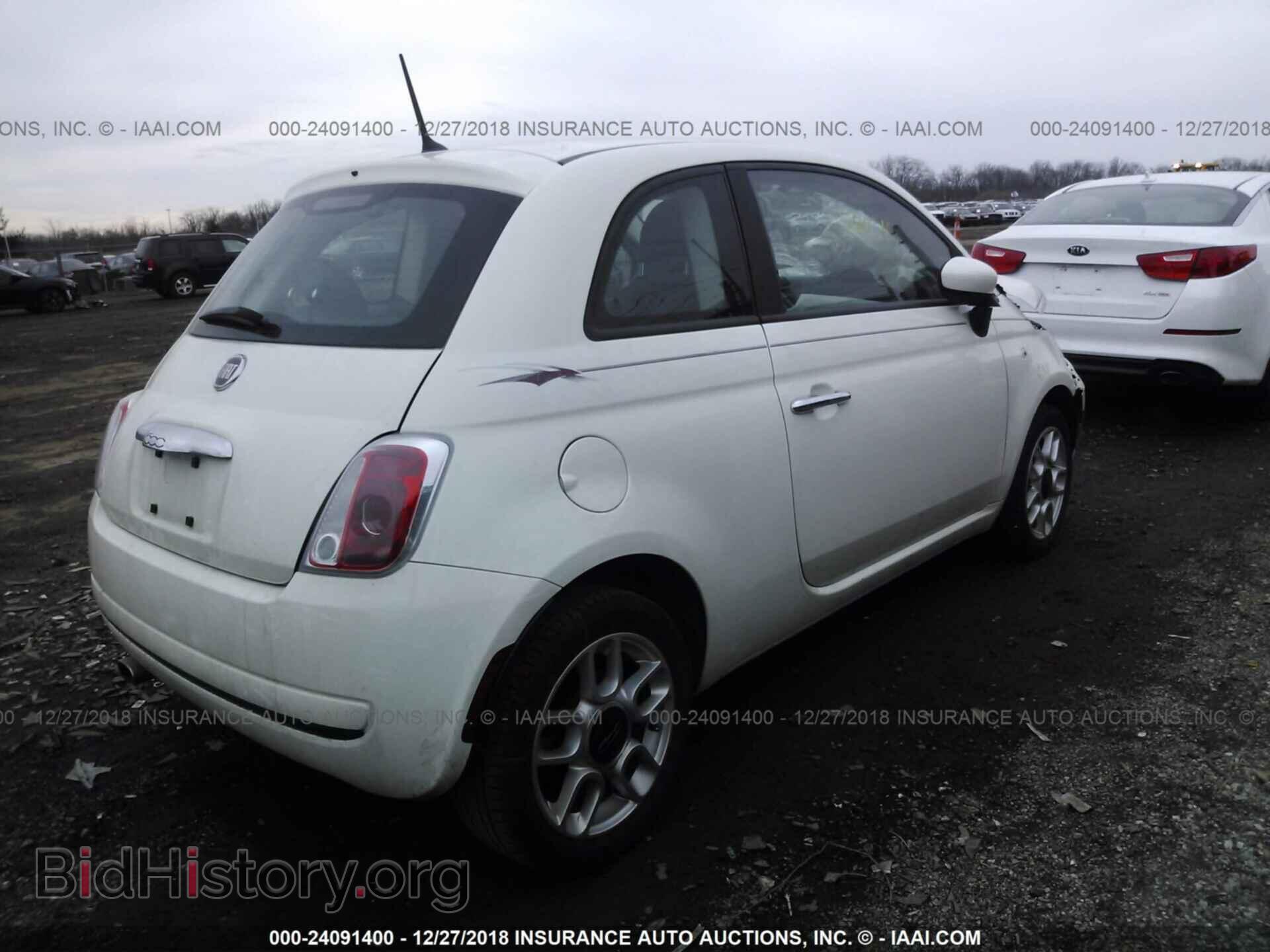 2012 FIAT 500 - VIN: 3C3CFFAR4CT299077 - Фото 4
