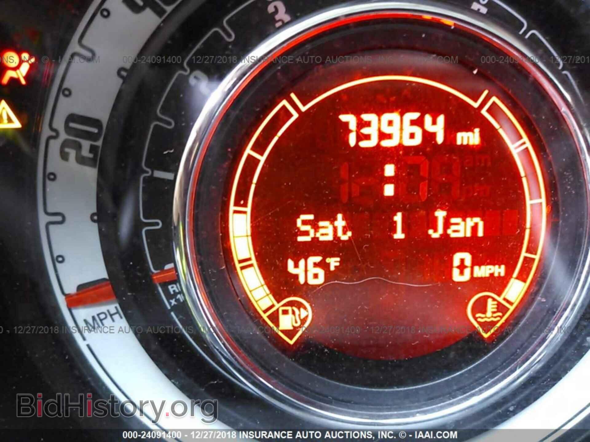 2012 FIAT 500 - VIN: 3C3CFFAR4CT299077 - Фото 7
