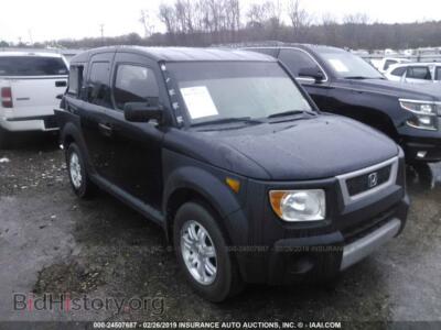 2006 Honda ELEMENT, черный — VIN 5J6YH18636L016799, IAAI
