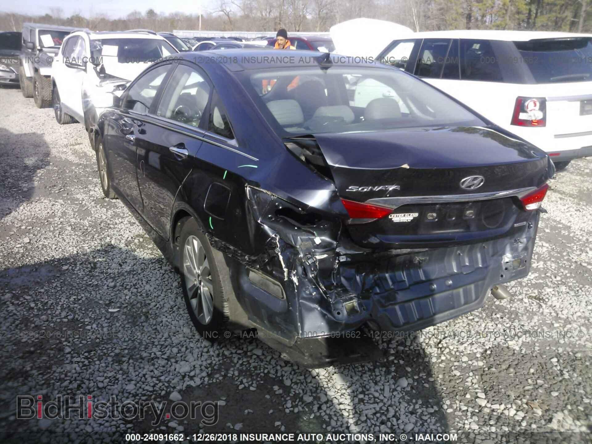 2014 HYUNDAI SONATA - VIN: 5NPEC4AC4EH942771 - Фото 3