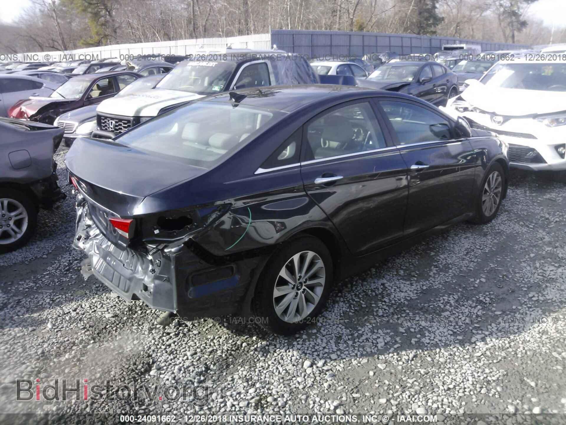 2014 HYUNDAI SONATA - VIN: 5NPEC4AC4EH942771 - Фото 4