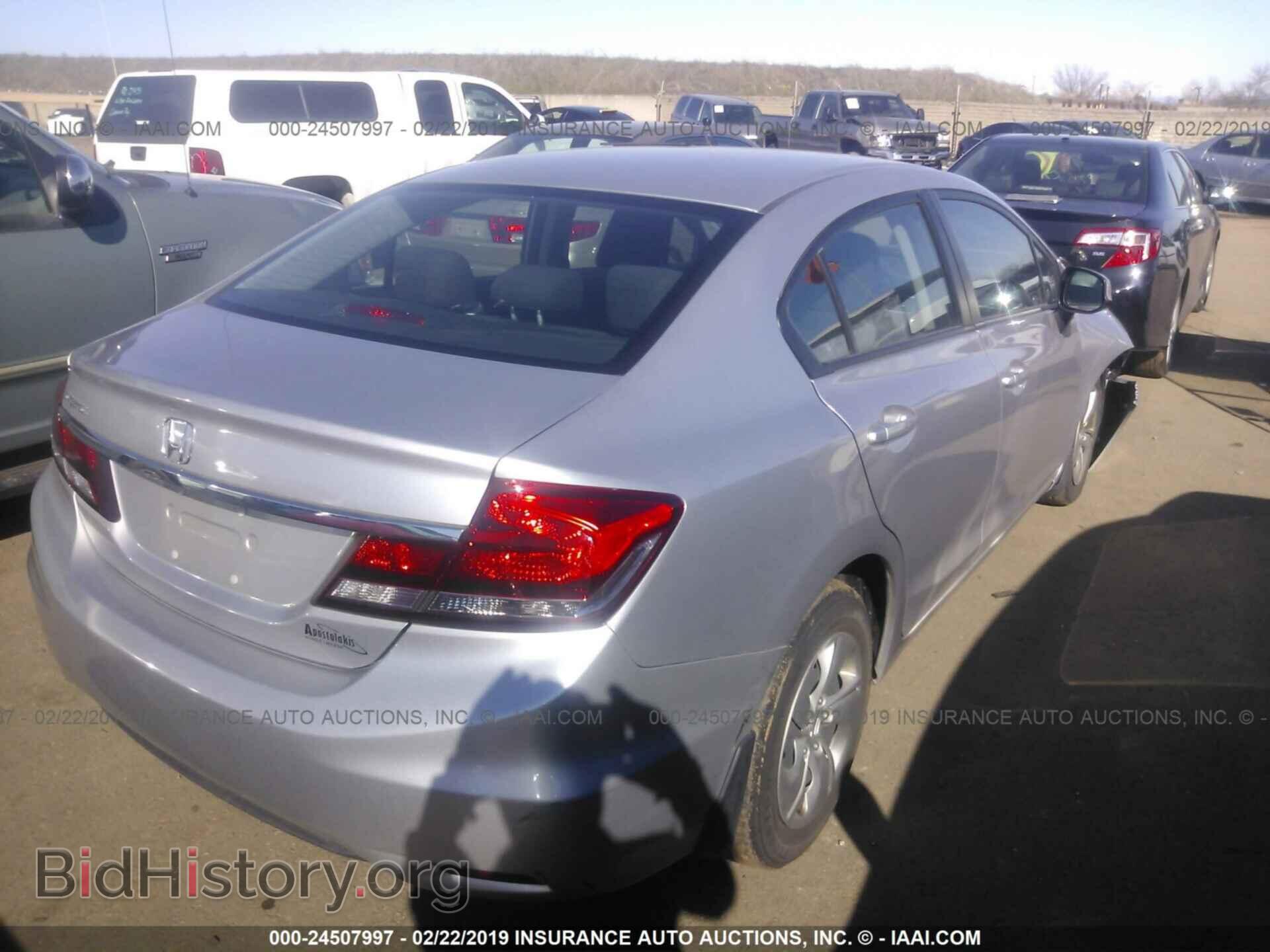 2013 HONDA CIVIC - VIN: 19XFB2F53DE051007 - Фото 4