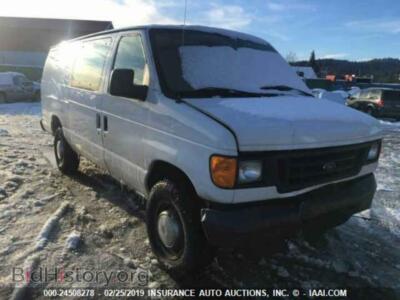 2006 Ford ECONOLINE E350 Super Duty Van, белый — VIN 1FTSS34L46DB36934, IAAI