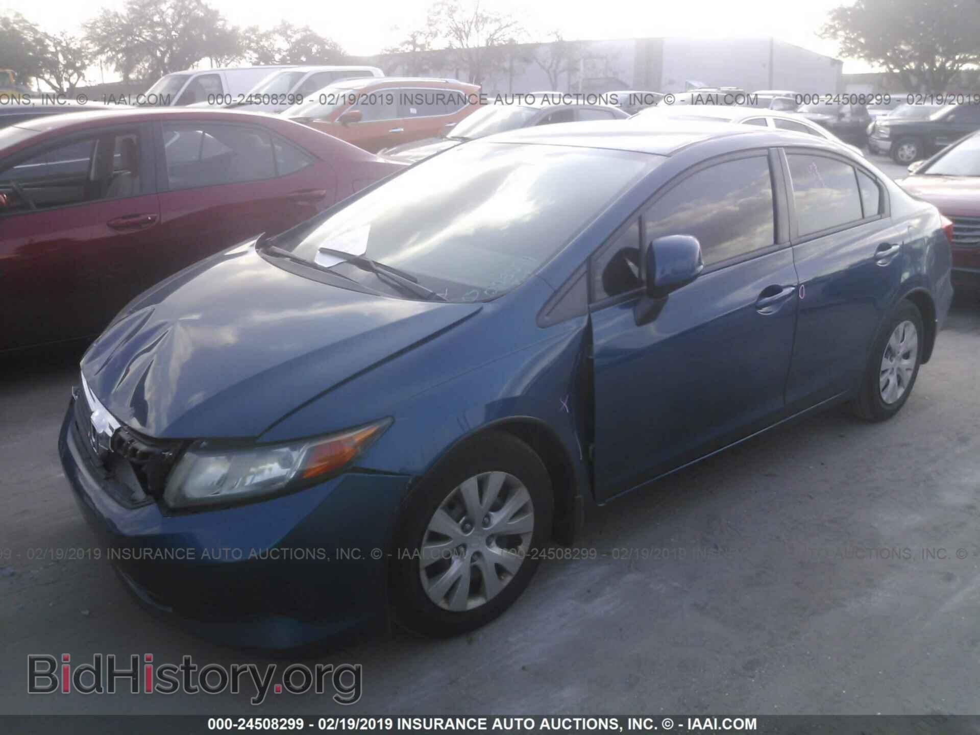2012 HONDA CIVIC - VIN: 19XFB2F57CE028277 - Фото 2