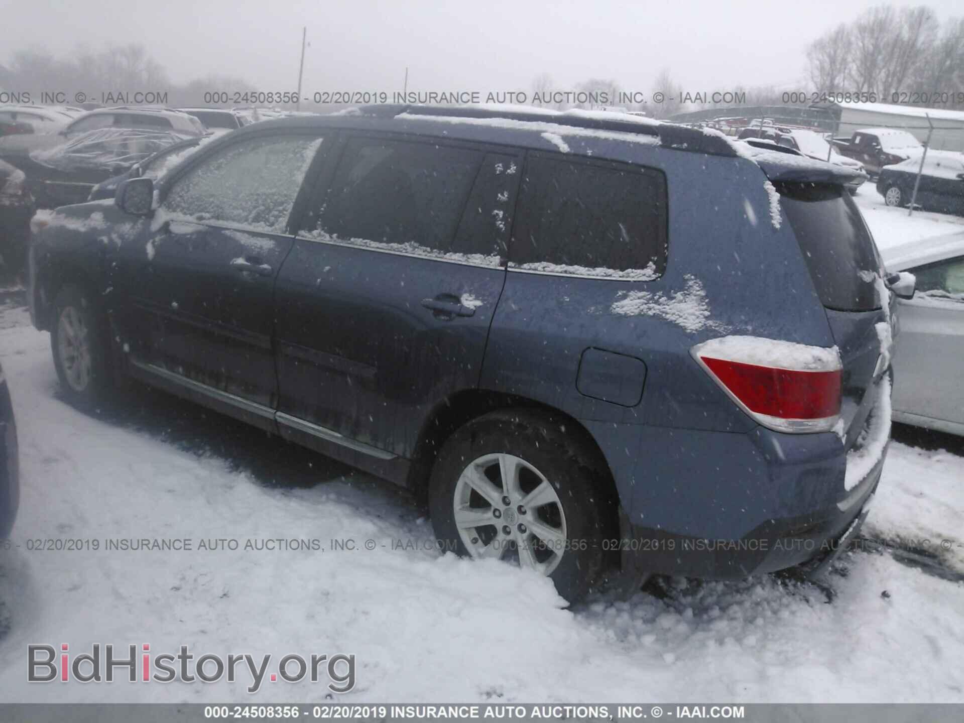2012 TOYOTA HIGHLANDER - VIN: 5TDBK3EH8CS144559 - Фото 3