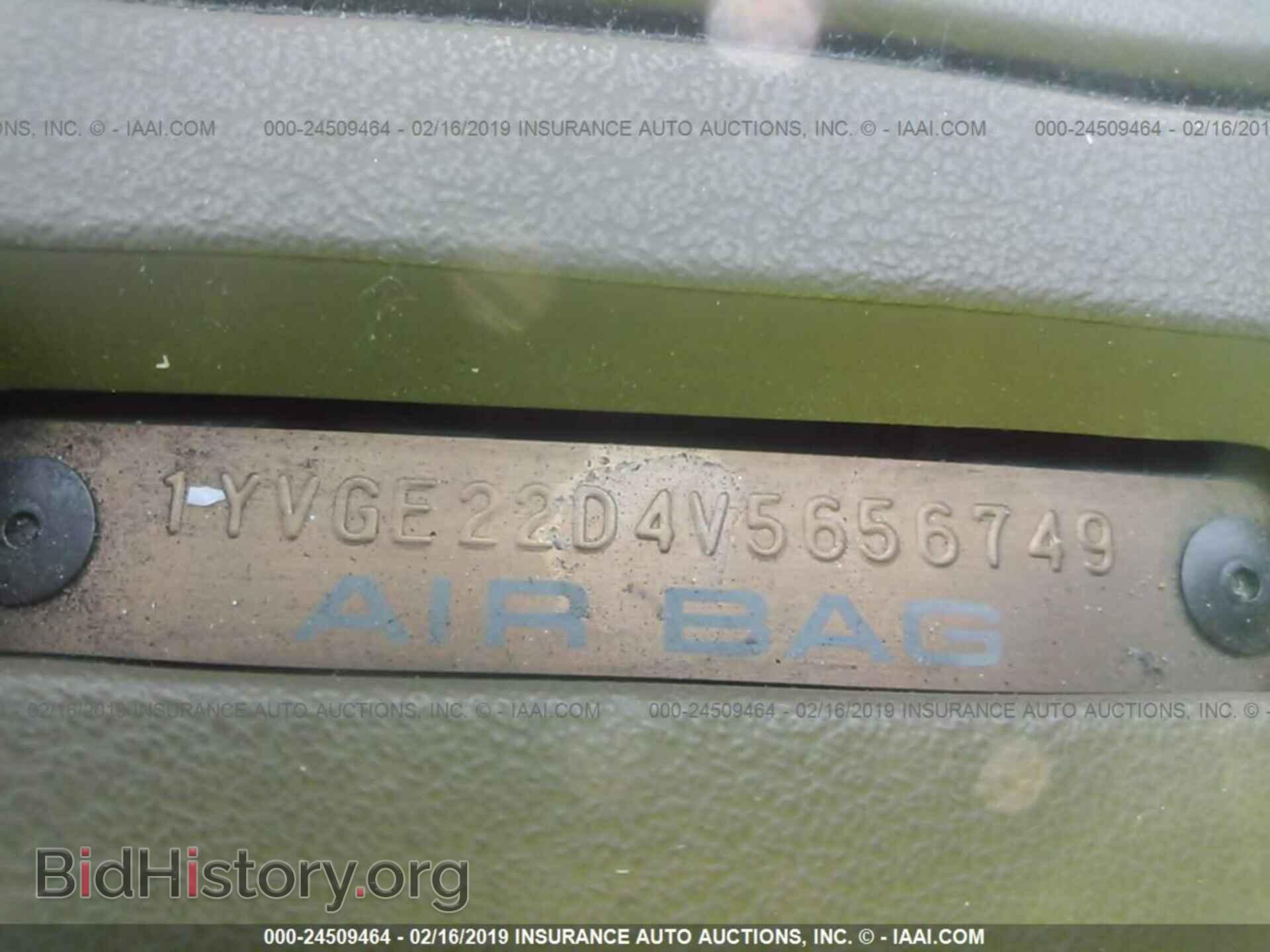 1997 MAZDA 626 - VIN: 1YVGE22D4V5656749 - Фото 9