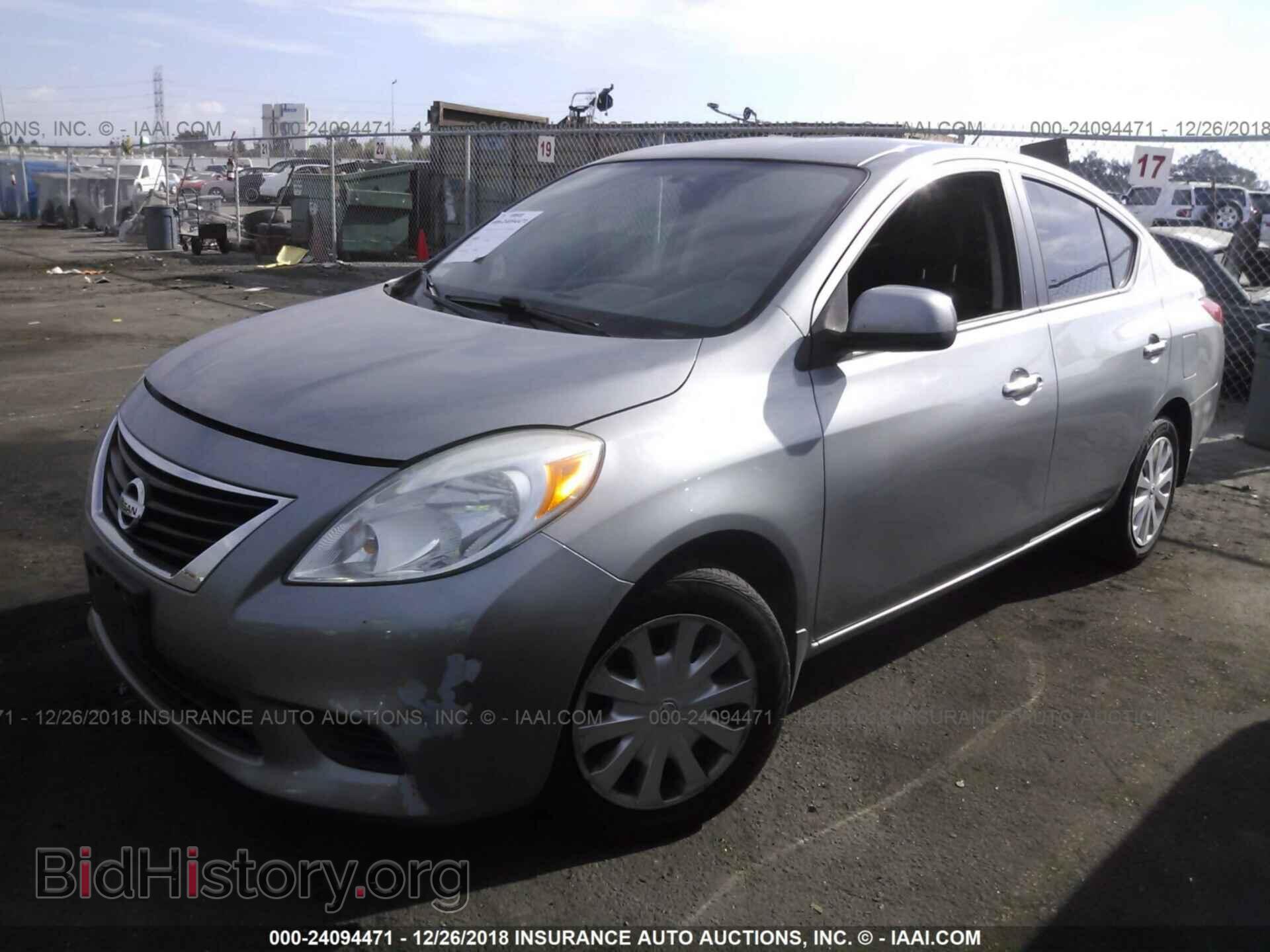 2012 NISSAN VERSA - VIN: 3N1CN7AP4CL921408 - Фото 2