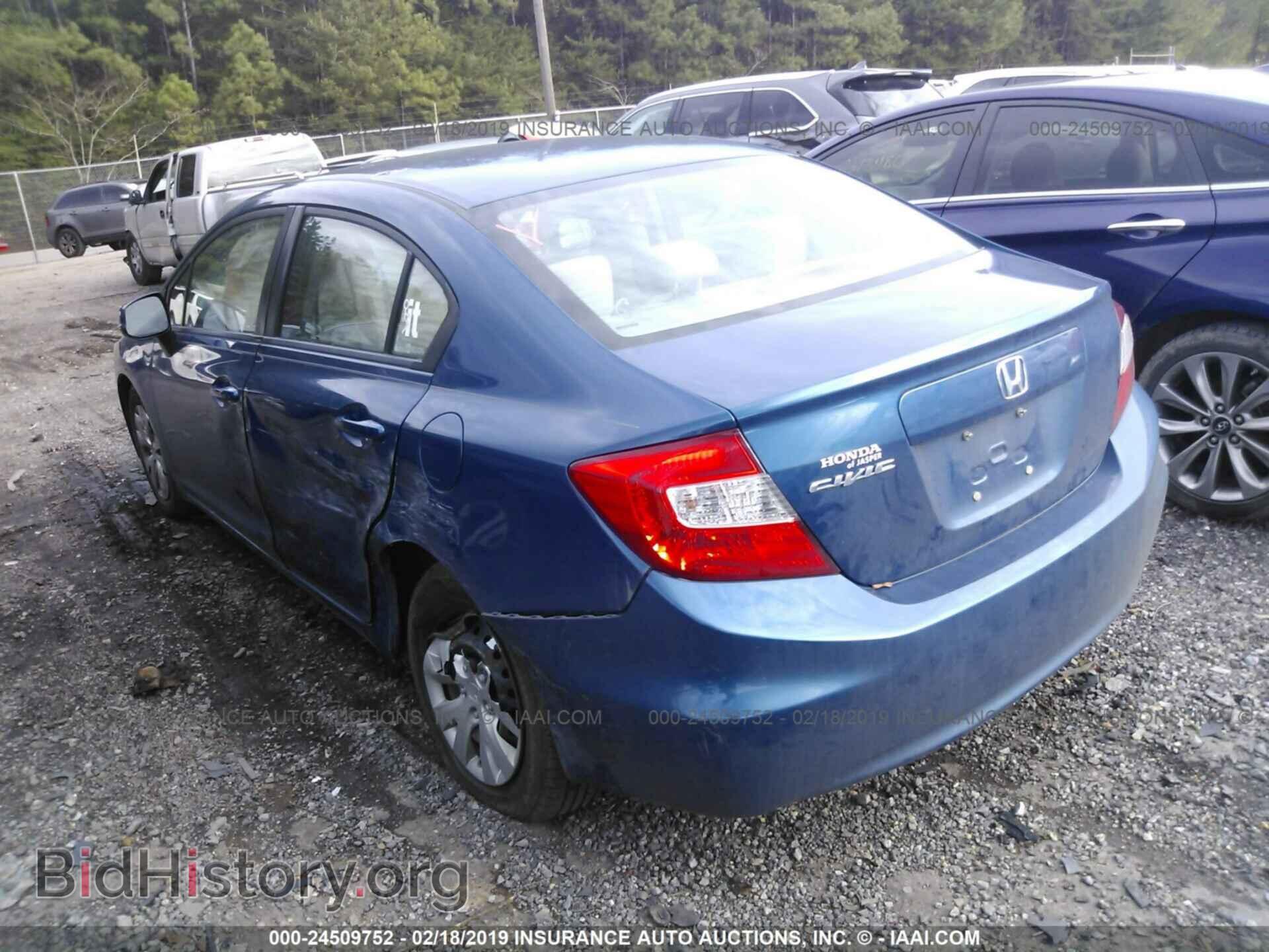 2012 HONDA CIVIC - VIN: 2HGFB2E50CH506465 - Фото 3