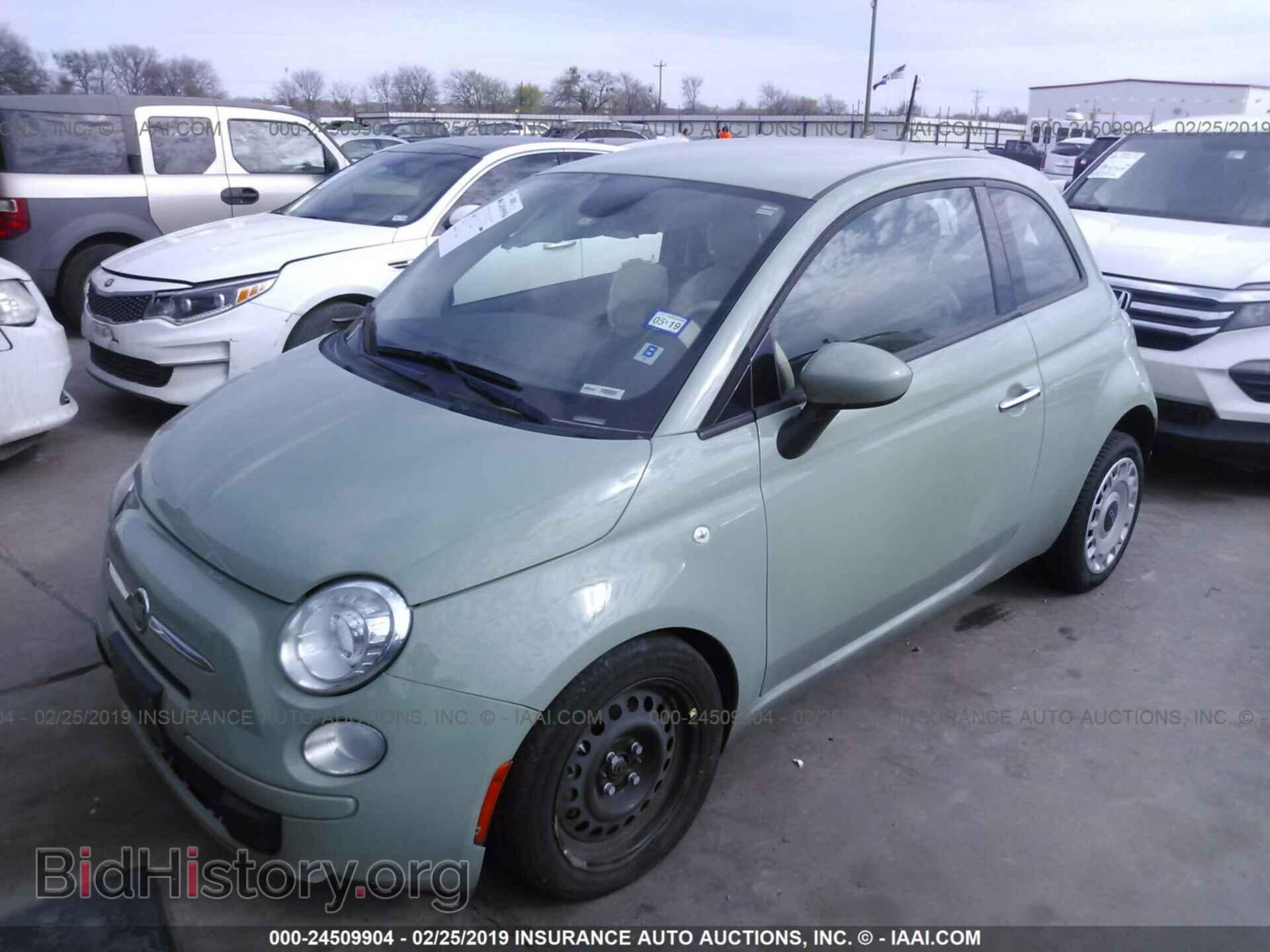 2015 FIAT 500 - VIN: 3C3CFFAR6FT528024 - Фото 2