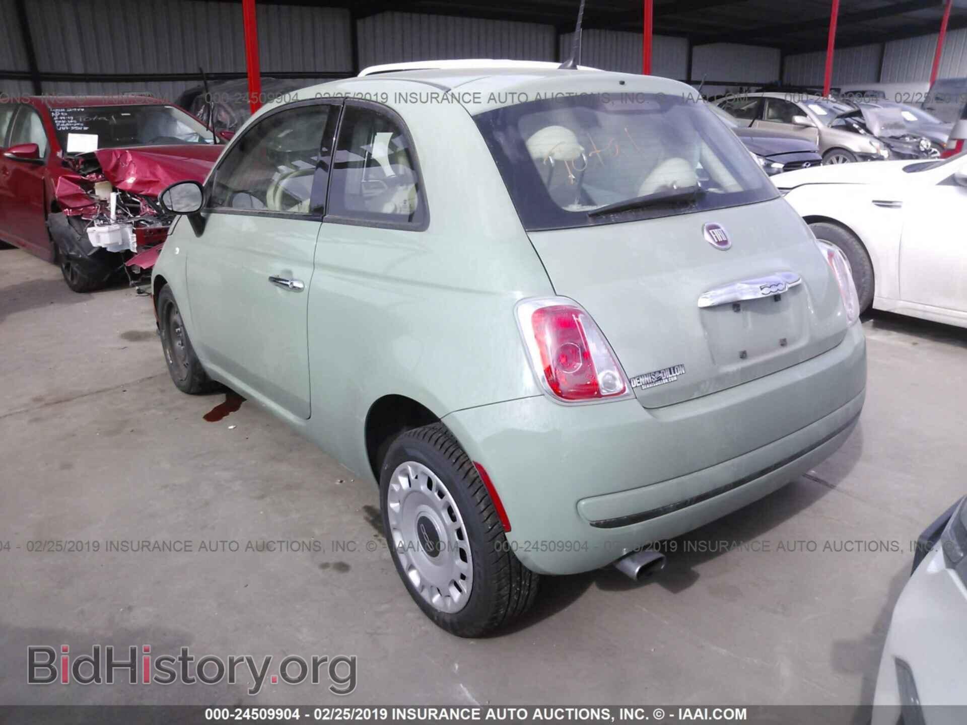 2015 FIAT 500 - VIN: 3C3CFFAR6FT528024 - Фото 3