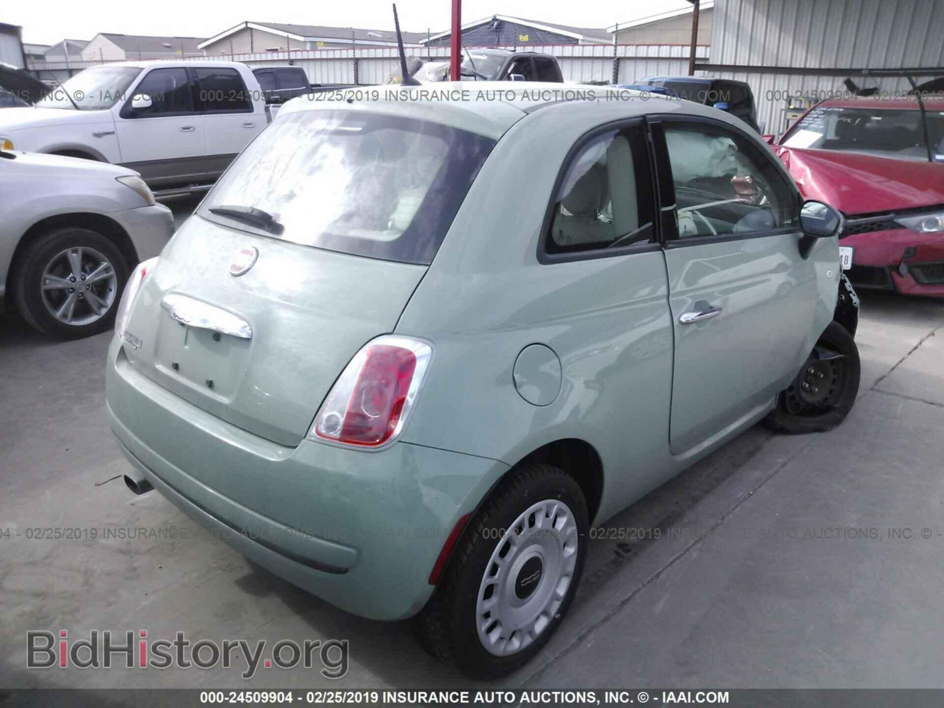 2015 FIAT 500 - VIN: 3C3CFFAR6FT528024 - Фото 4