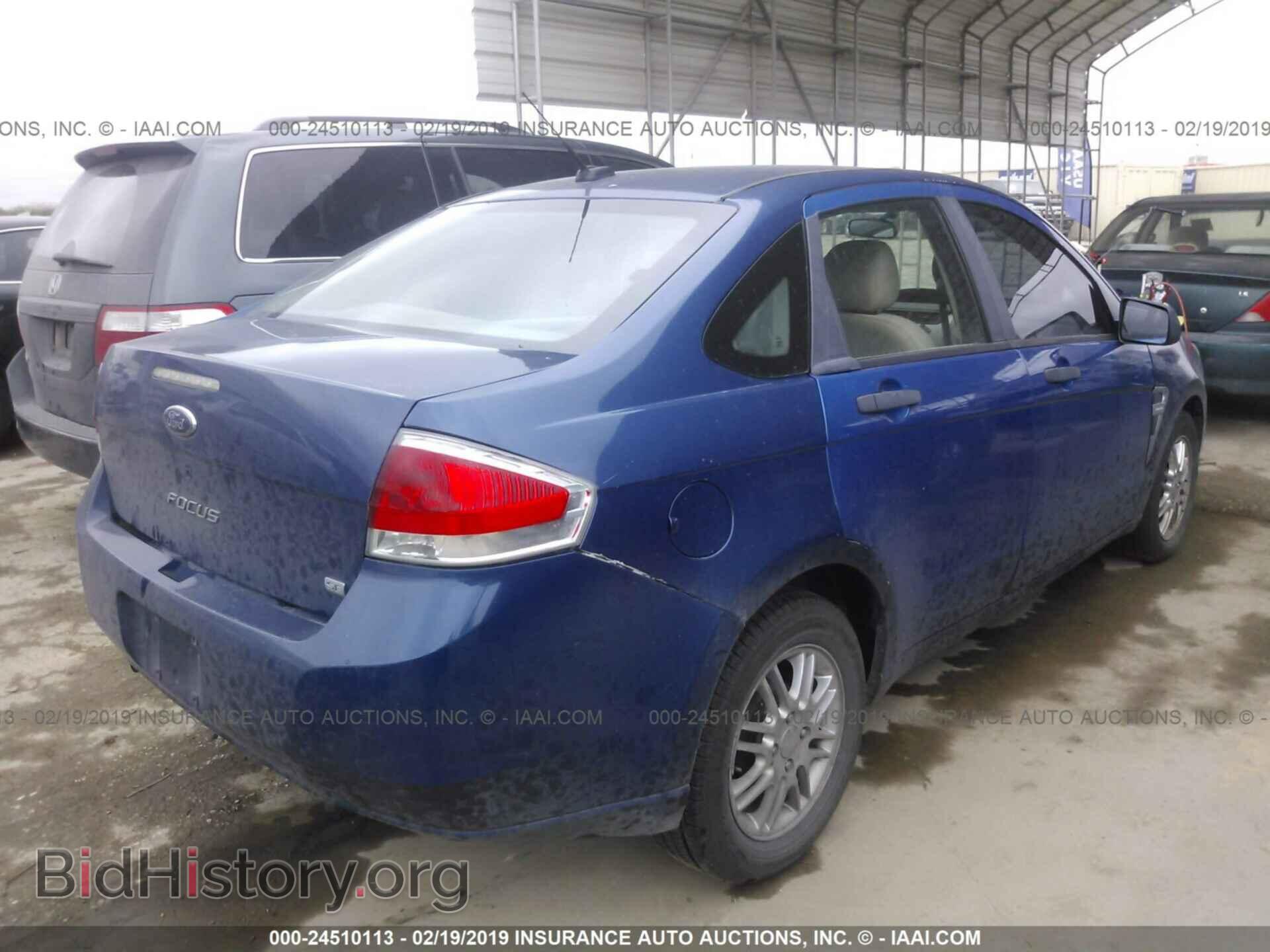 2008 FORD FOCUS - VIN: 1FAHP35N28W191925 - Фото 4