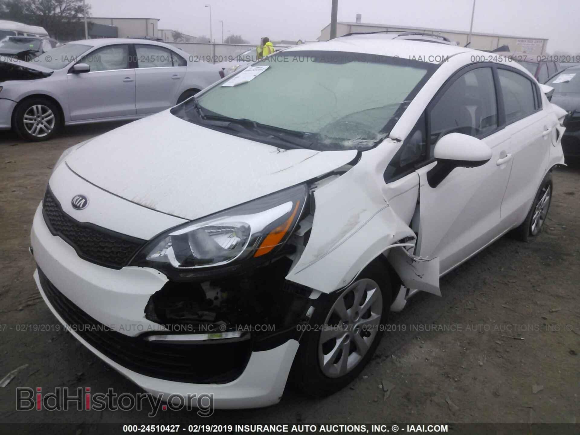 2016 KIA RIO - VIN: KNADM4A36G6639767 - Фото 2
