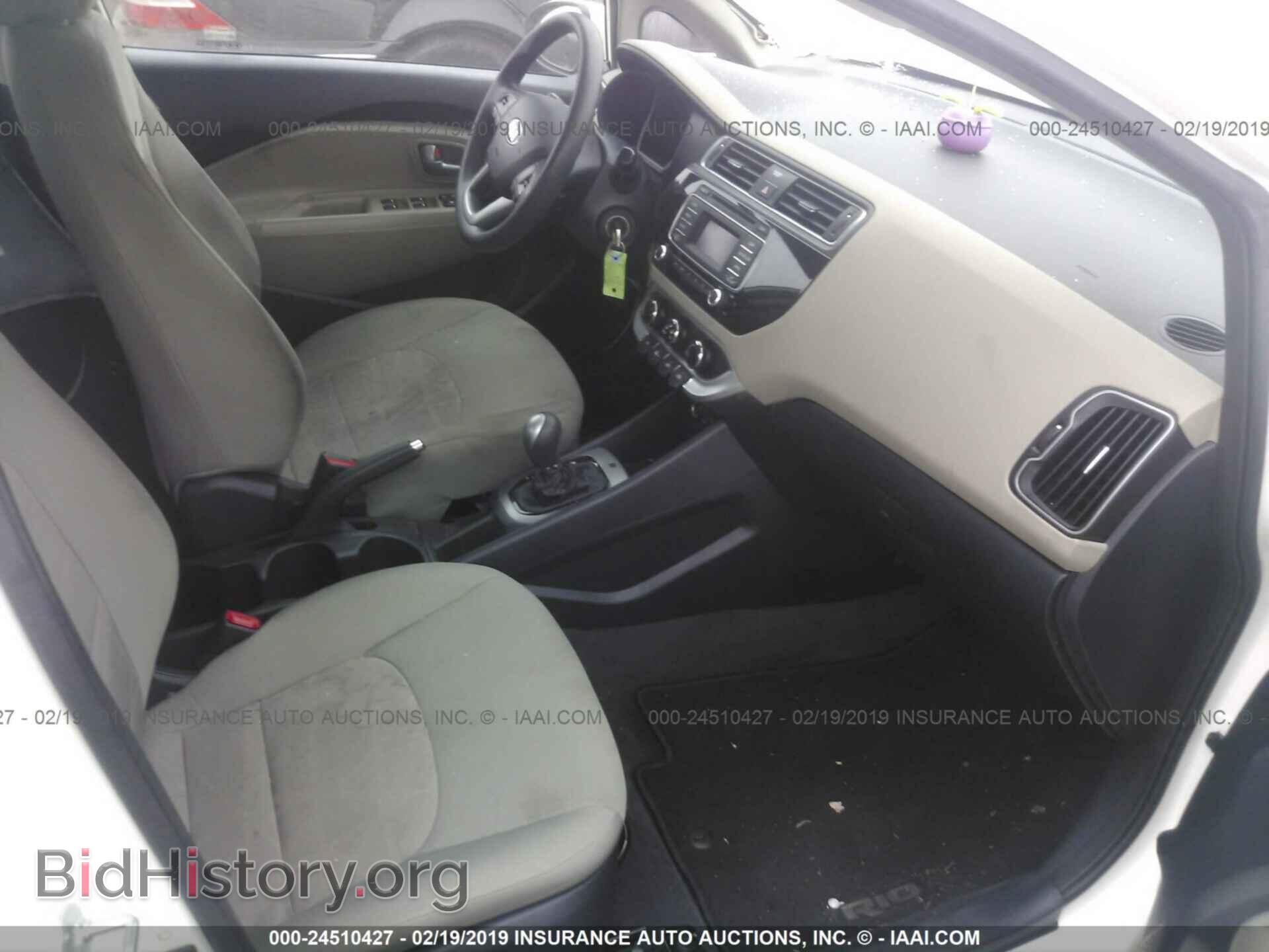2016 KIA RIO - VIN: KNADM4A36G6639767 - Фото 5