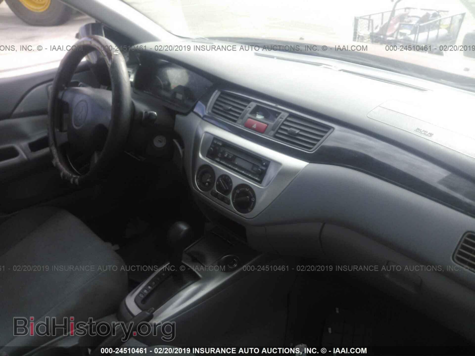 2004 MITSUBISHI LANCER - VIN: JA3AJ26E54U042466 - Фото 5