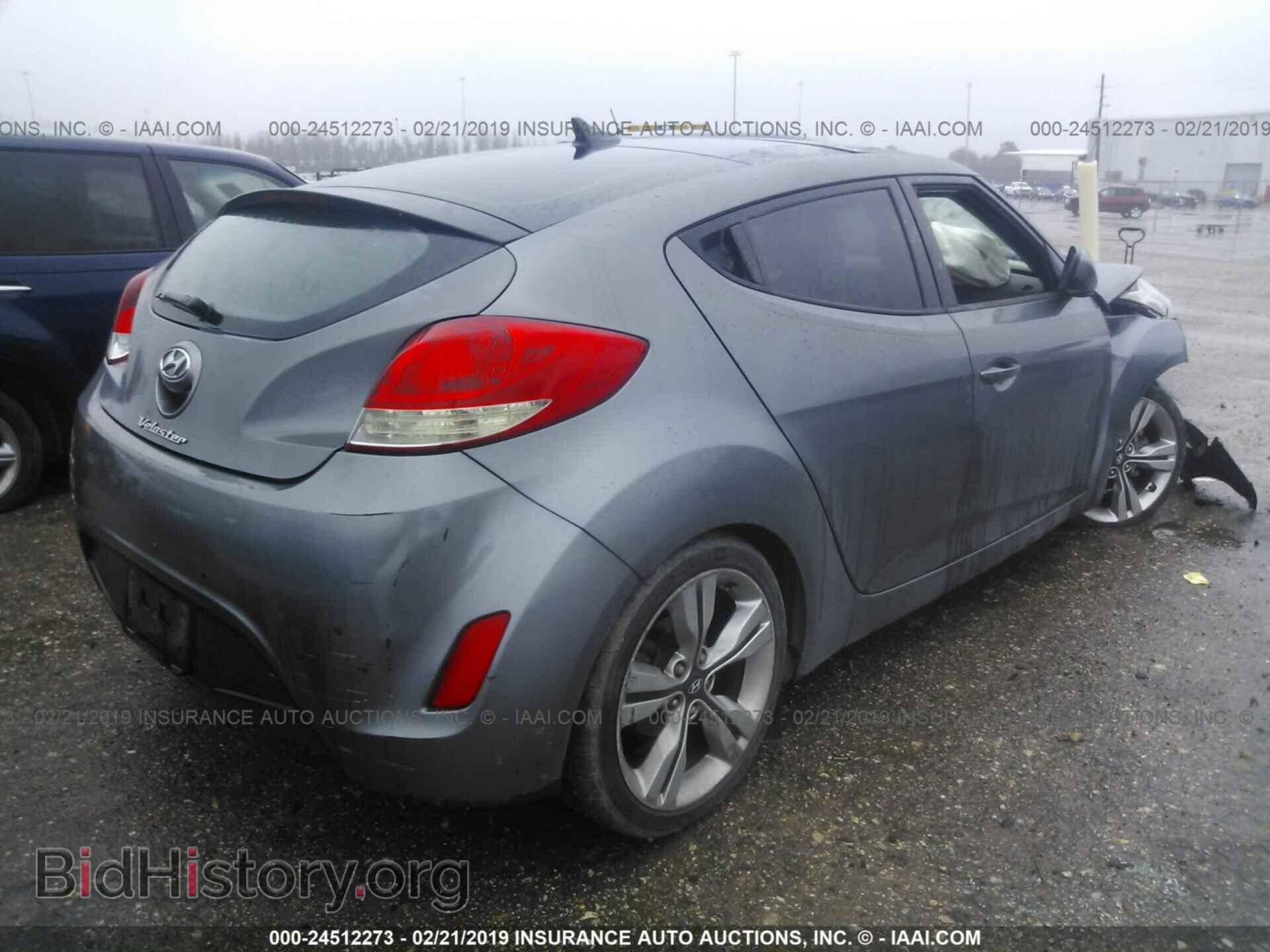 2013 HYUNDAI VELOSTER - VIN: KMHTC6AD9DU150983 - Фото 4