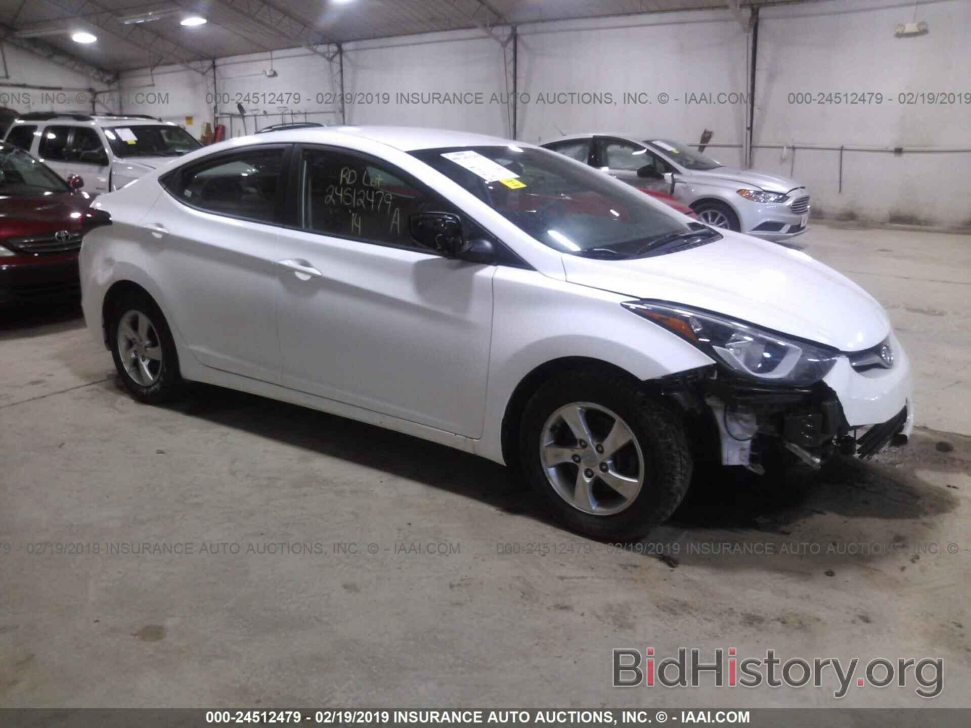 Photo 5NPDH4AEXEH507560 - HYUNDAI ELANTRA 2014