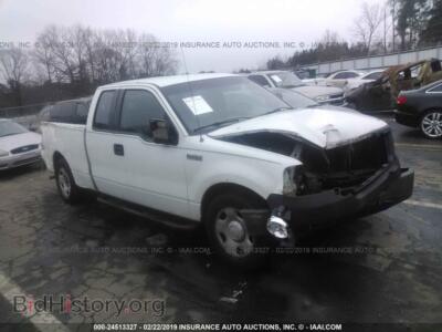 2007 Ford F150, white — VIN 1FTRX12W27KD42459, IAAI