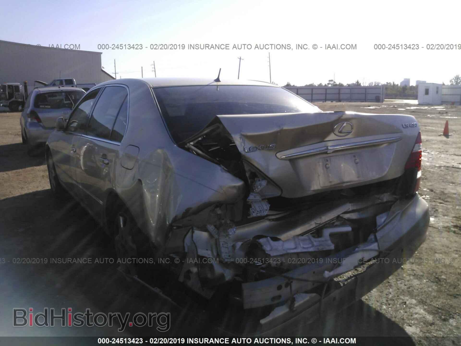 2005 LEXUS LS - VIN: JTHBN36F950179989 - Фото 3