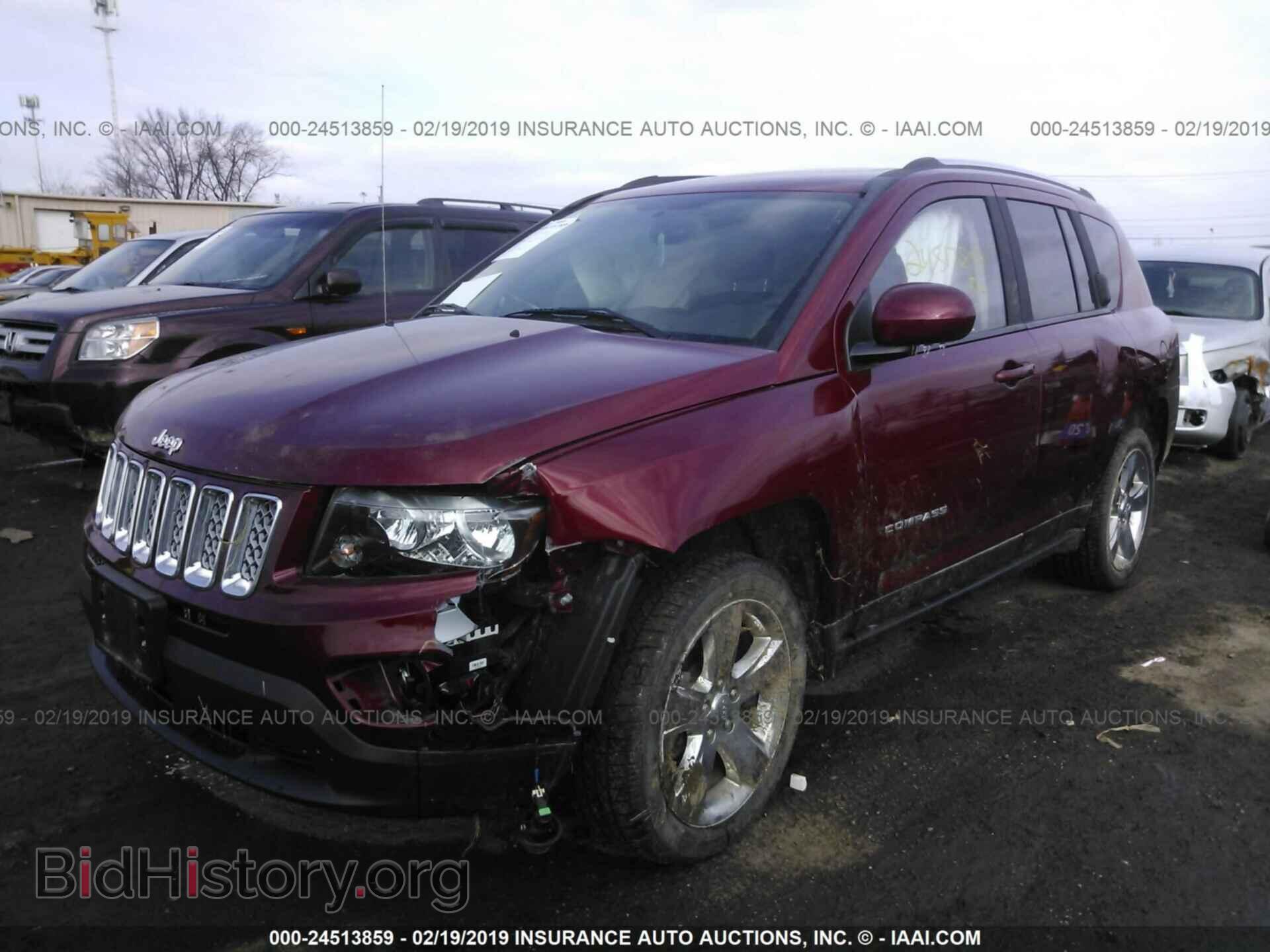 2015 JEEP COMPASS - VIN: 1C4NJDEB7FD284104 - Фото 2
