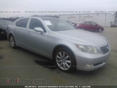 2007 Lexus LS, серебристый — VIN JTHGL46F675005384, IAAI