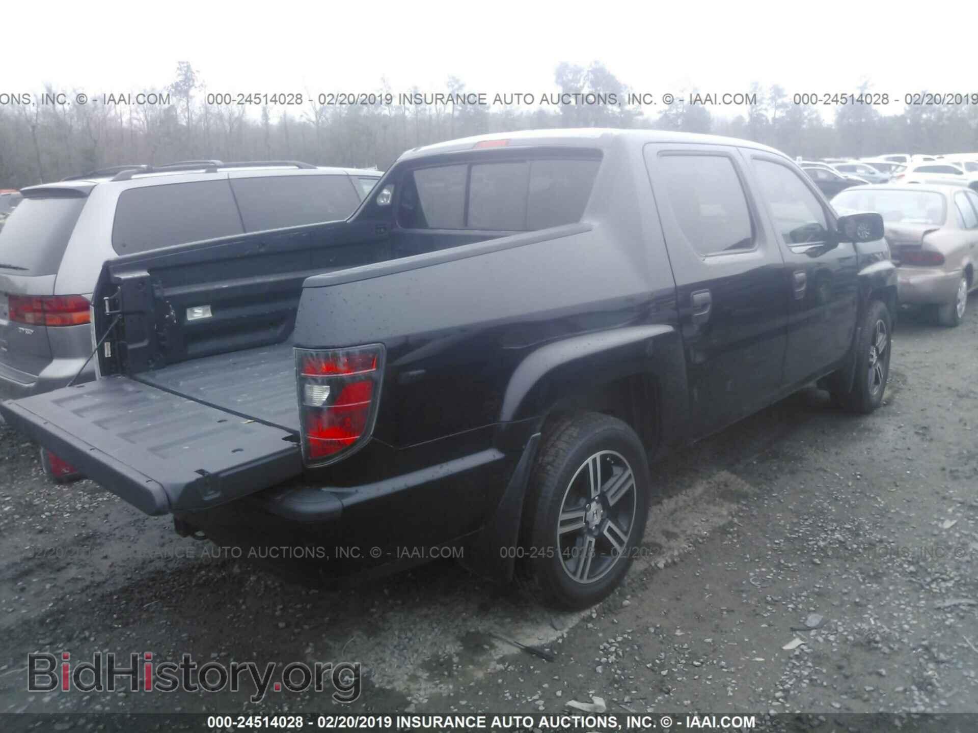 2013 HONDA RIDGELINE - VIN: 5FPYK1F71DB014723 - Фото 4