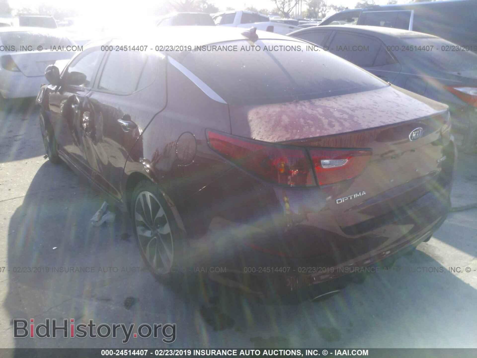 2015 Kia OPTIMA (VIN 5XXGR4A78FG454107) — фото 3 из 10