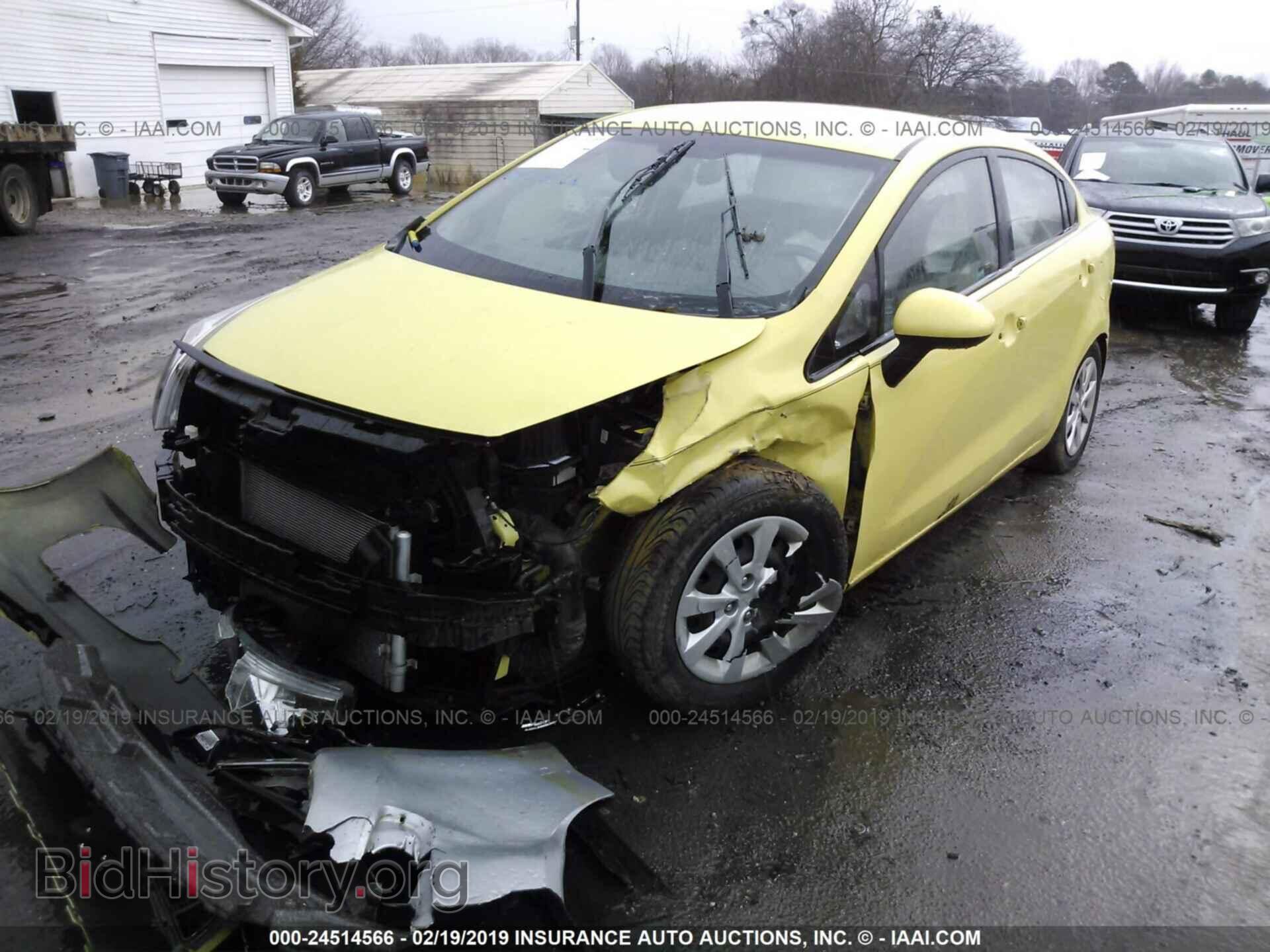 2016 KIA RIO - VIN: KNADM4A30G6681903 - Фото 2