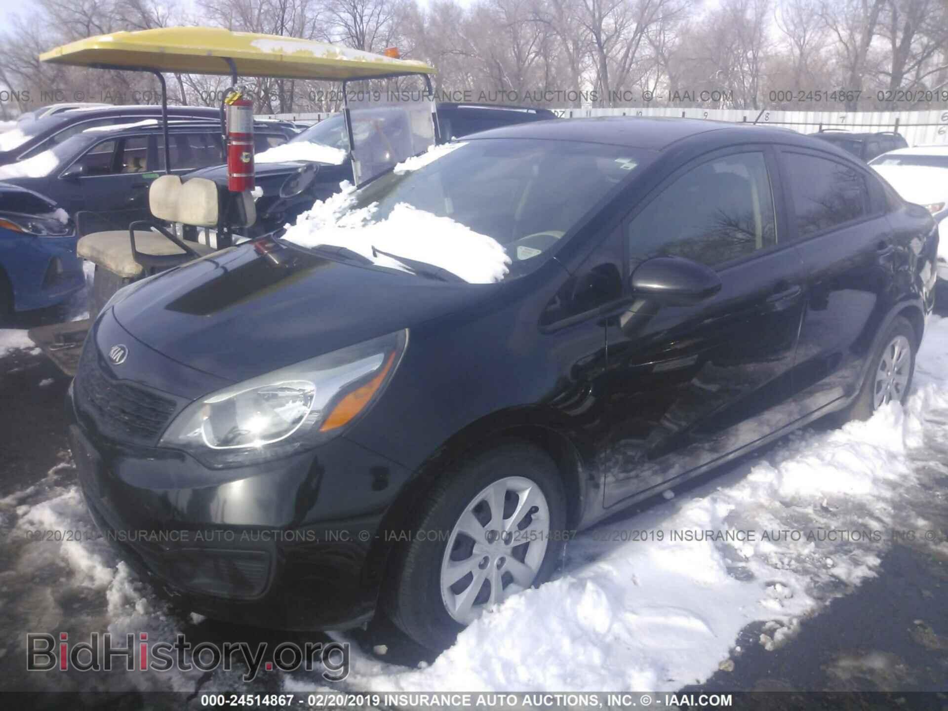 2013 KIA RIO - VIN: KNADM4A32D6211576 - Фото 2