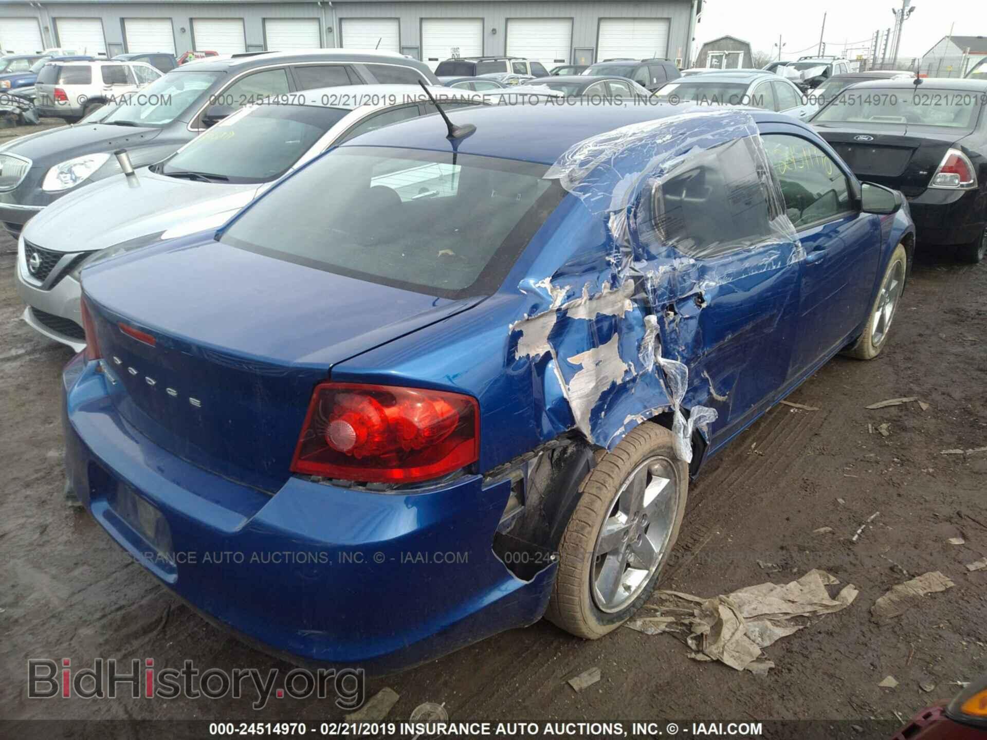 2013 DODGE AVENGER - VIN: 1C3CDZAB7DN666954 - Фото 4