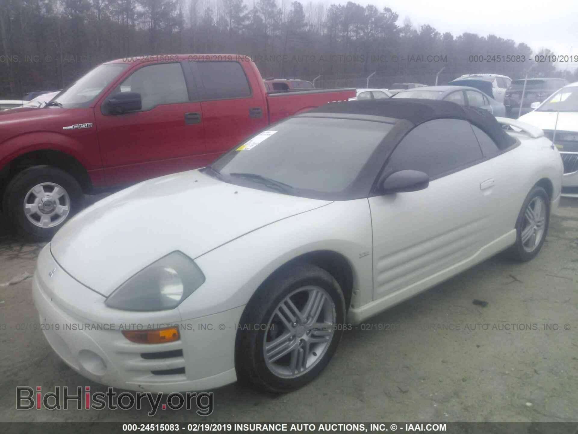 2005 MITSUBISHI ECLIPSE - VIN: 4A3AE55H95E031207 - Фото 2