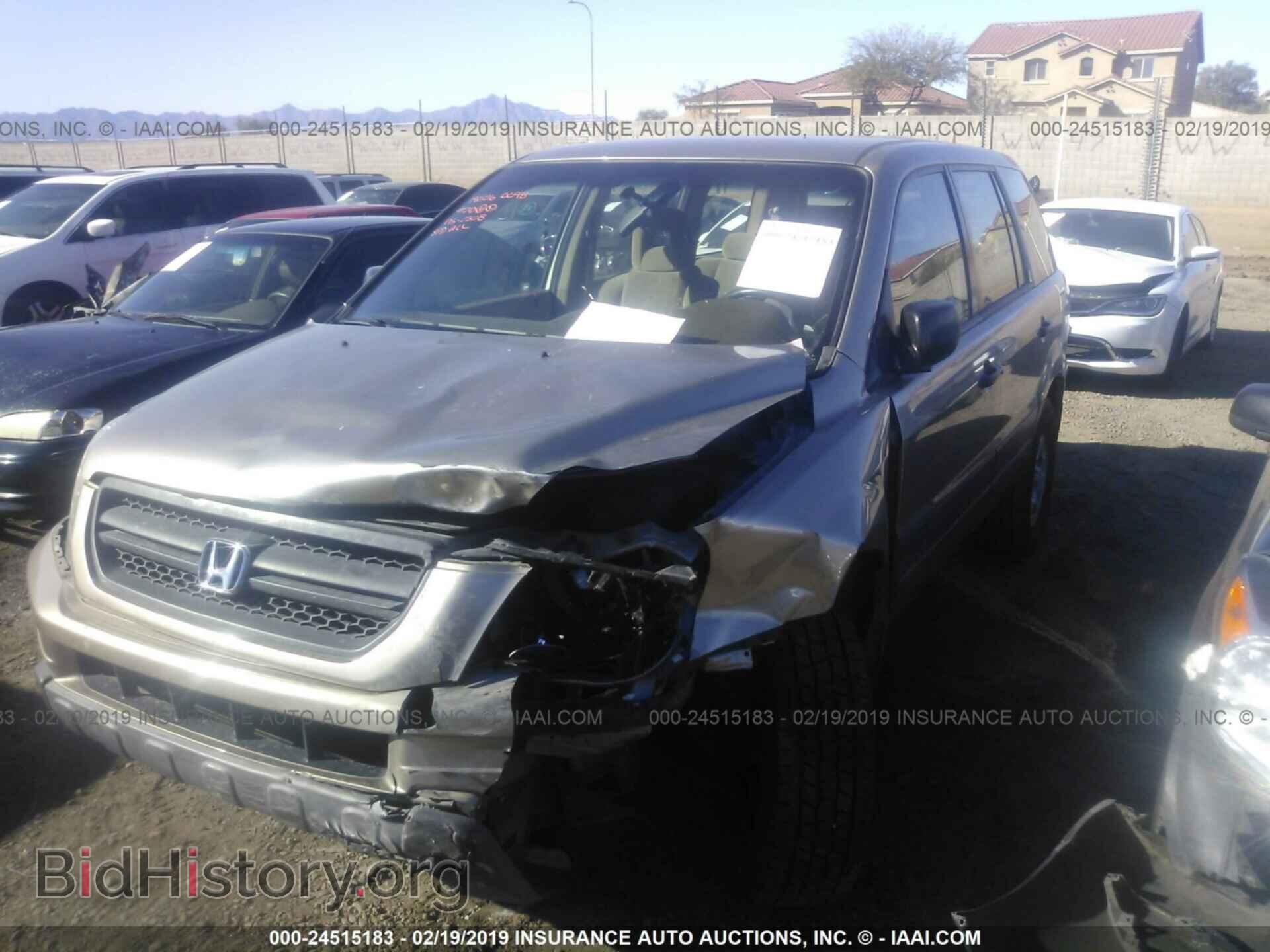 2005 HONDA PILOT - VIN: 2HKYF18155H572308 - Фото 2