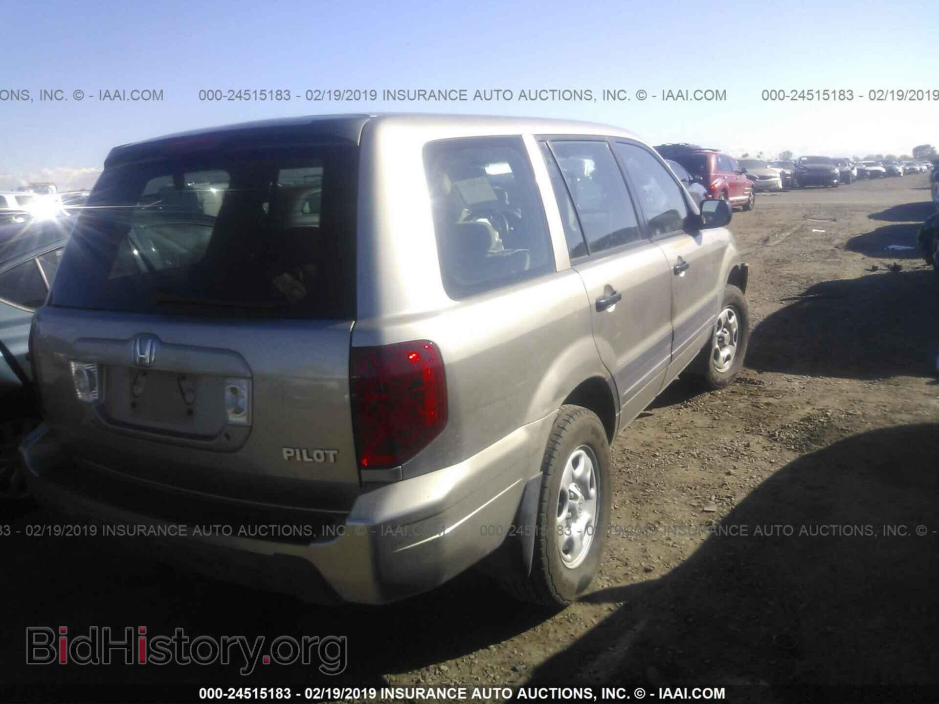 2005 HONDA PILOT - VIN: 2HKYF18155H572308 - Фото 4