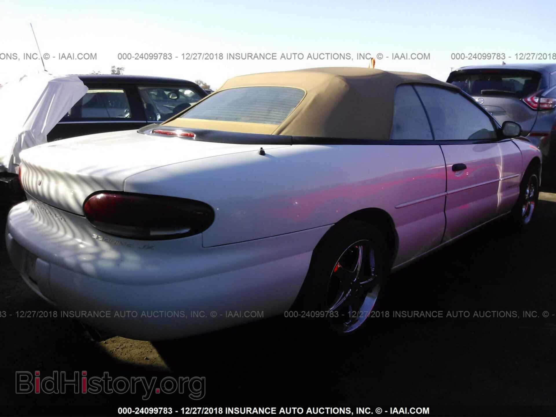 1999 CHRYSLER SEBRING - VIN: 3C3EL45HXXT605664 - Фото 4