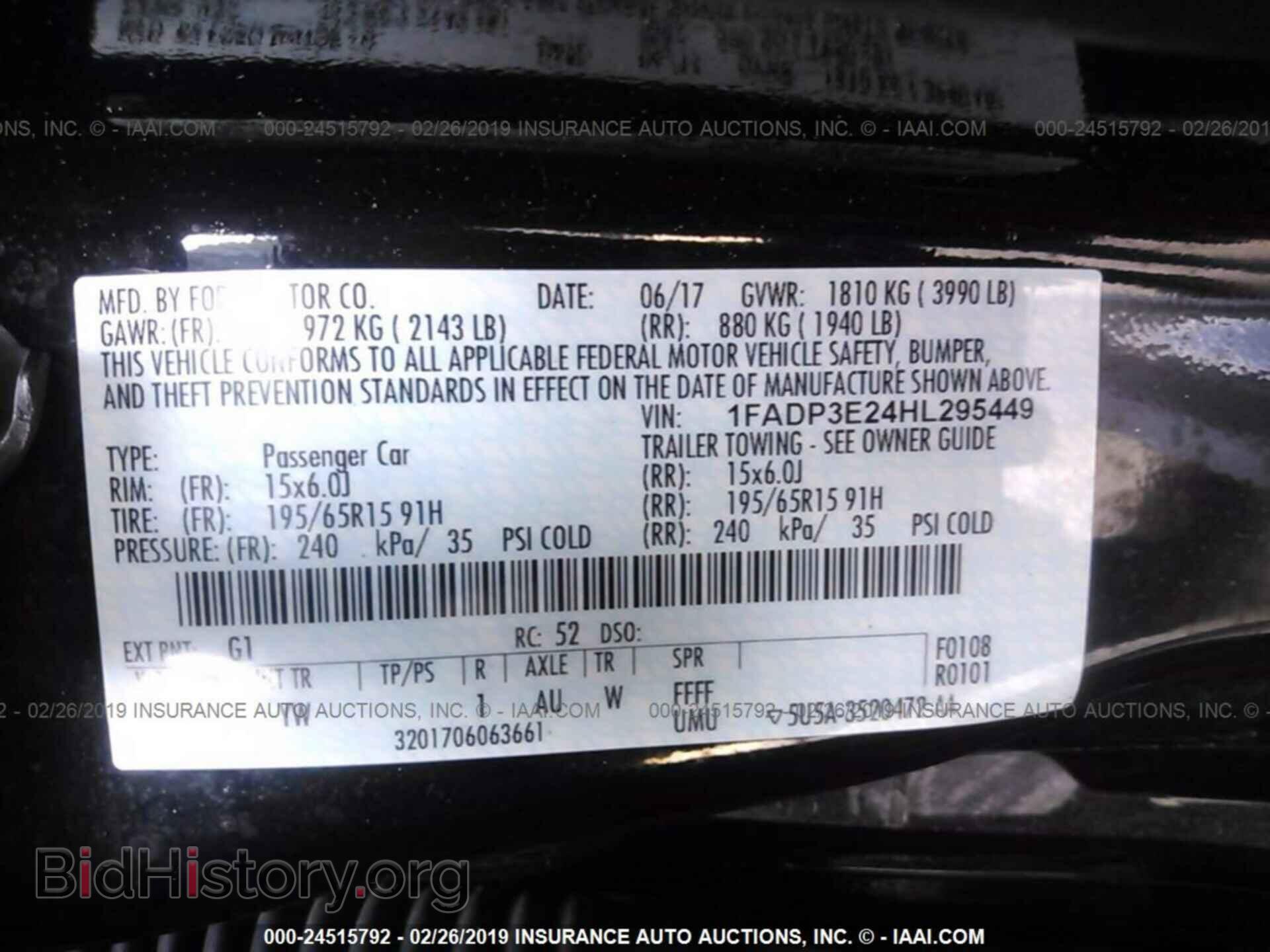 2017 FORD FOCUS - VIN: 1FADP3E24HL295449 - Photo 9