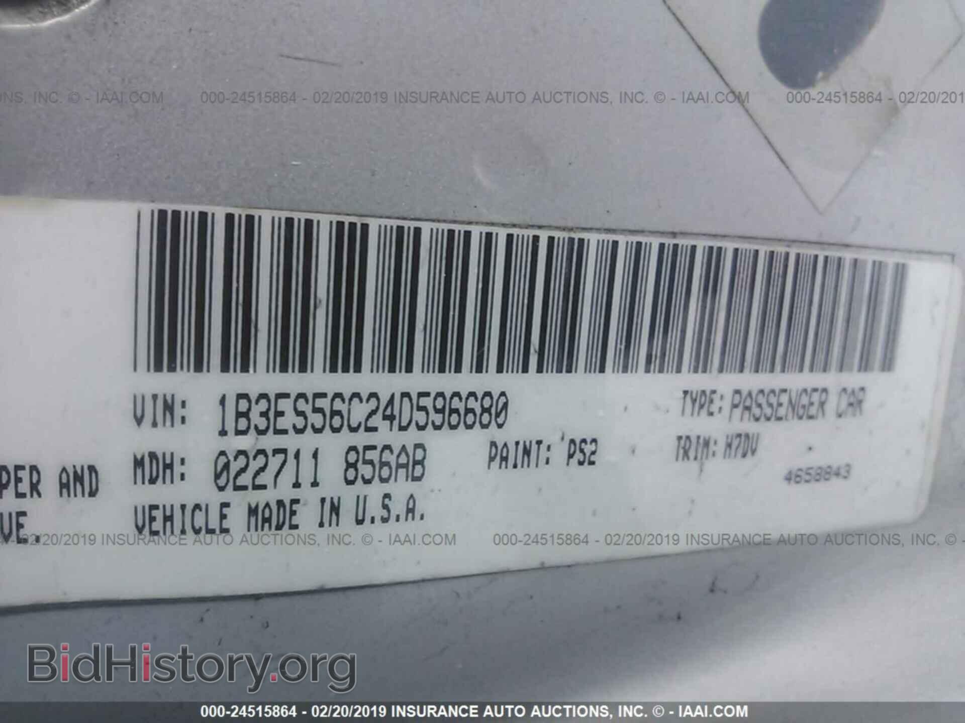 2004 DODGE NEON - VIN: 1B3ES56C24D596680 - Фото 9