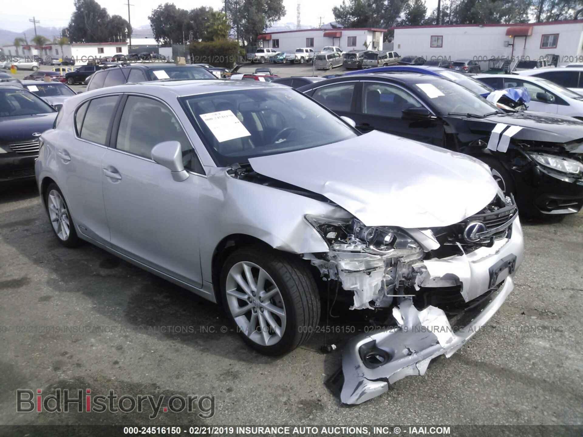 Photo JTHKD5BH4C2112188 - LEXUS CT 2012