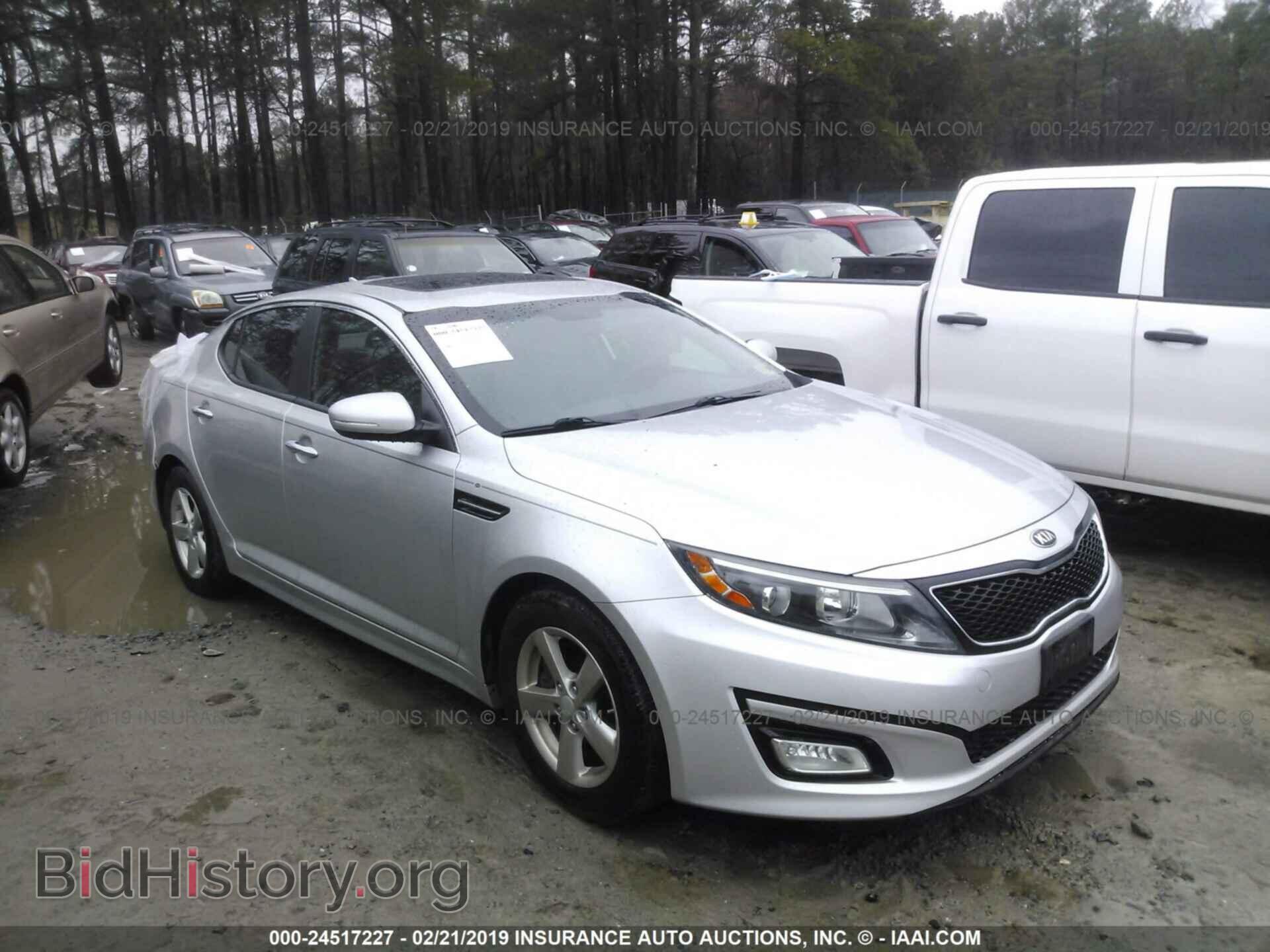 Фотография KNAGM4A76E5477433 - KIA OPTIMA 2014