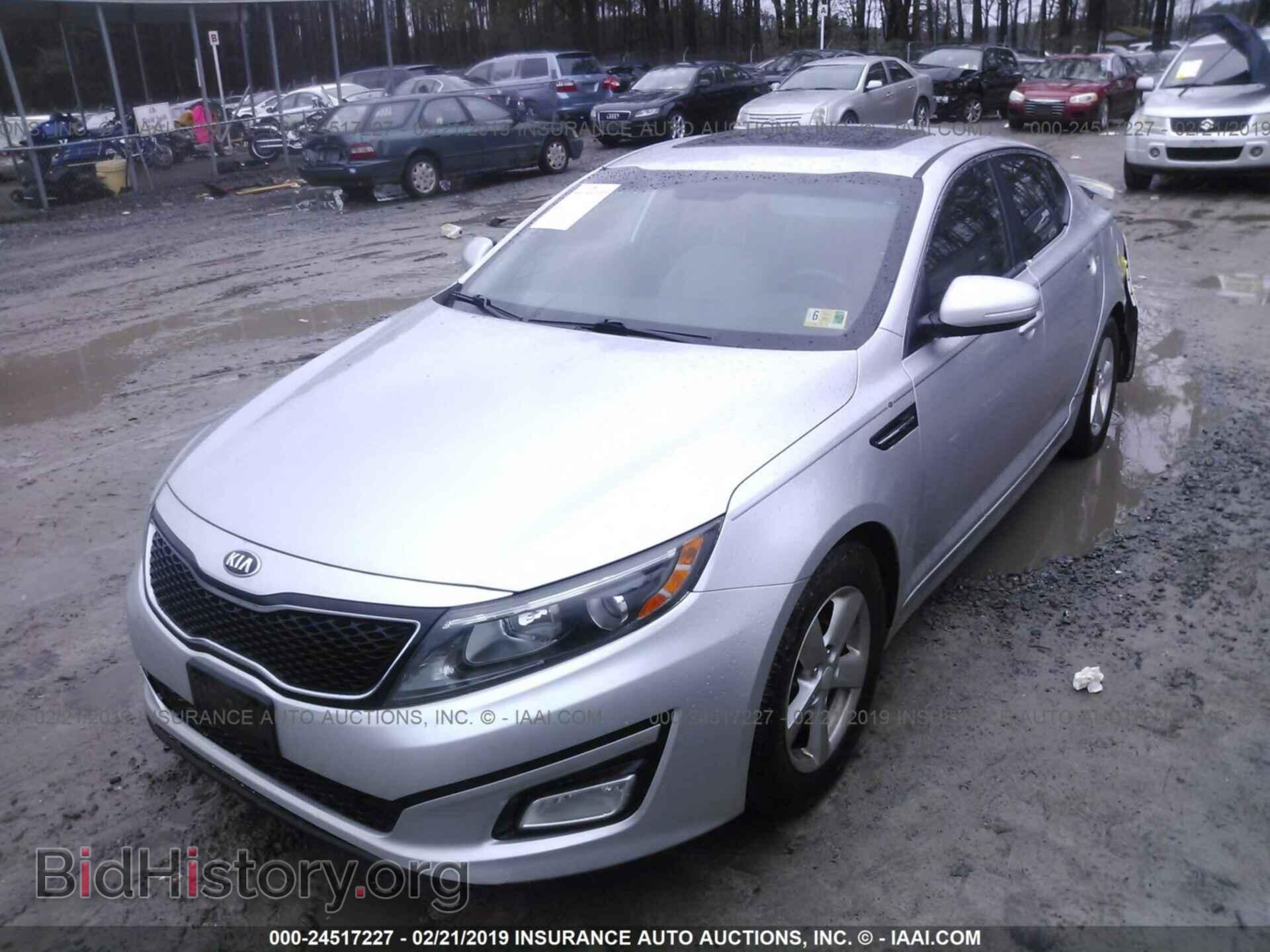 2014 KIA OPTIMA - VIN: KNAGM4A76E5477433 - Фото 2