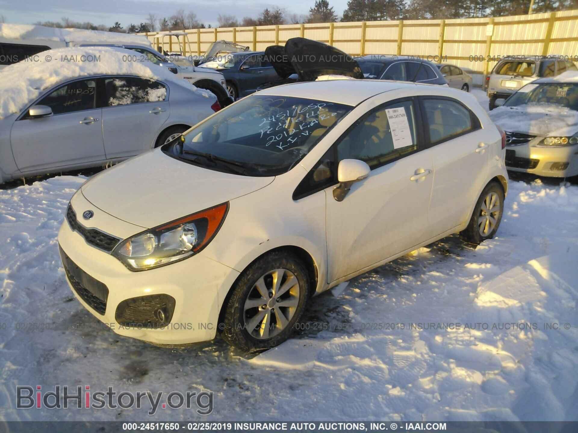 2012 KIA RIO - VIN: KNADN5A36C6039330 - Фото 2